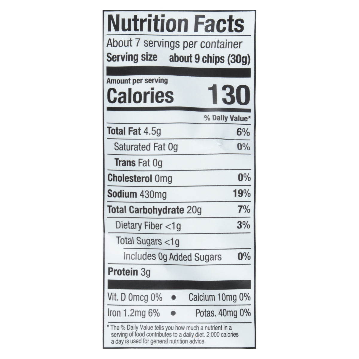 Pretzelized - Pita Chip Sea Salt - CS of 12-7 OZ
