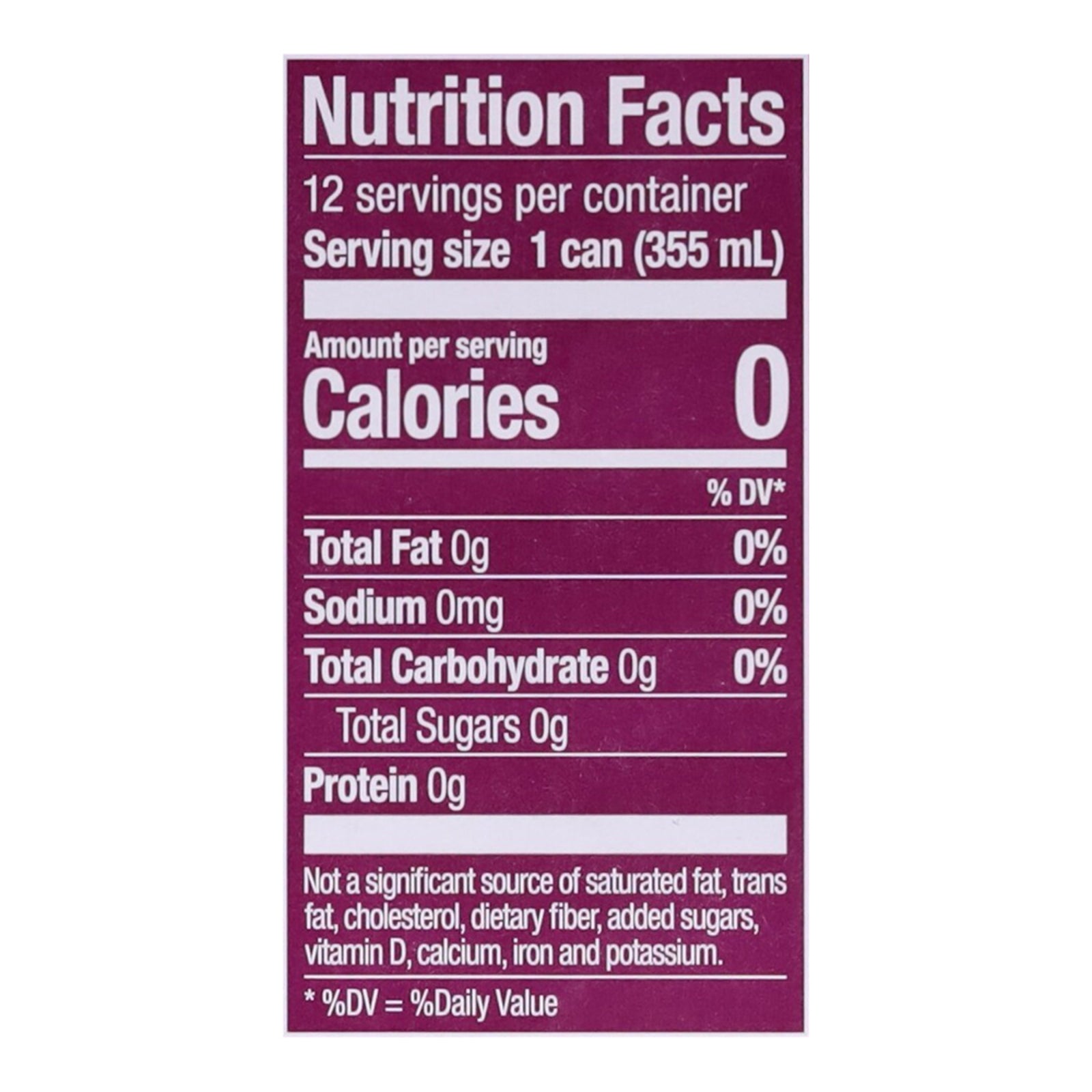 Zevia - Soda Black Cherry - CS of 2-12/12 FZ