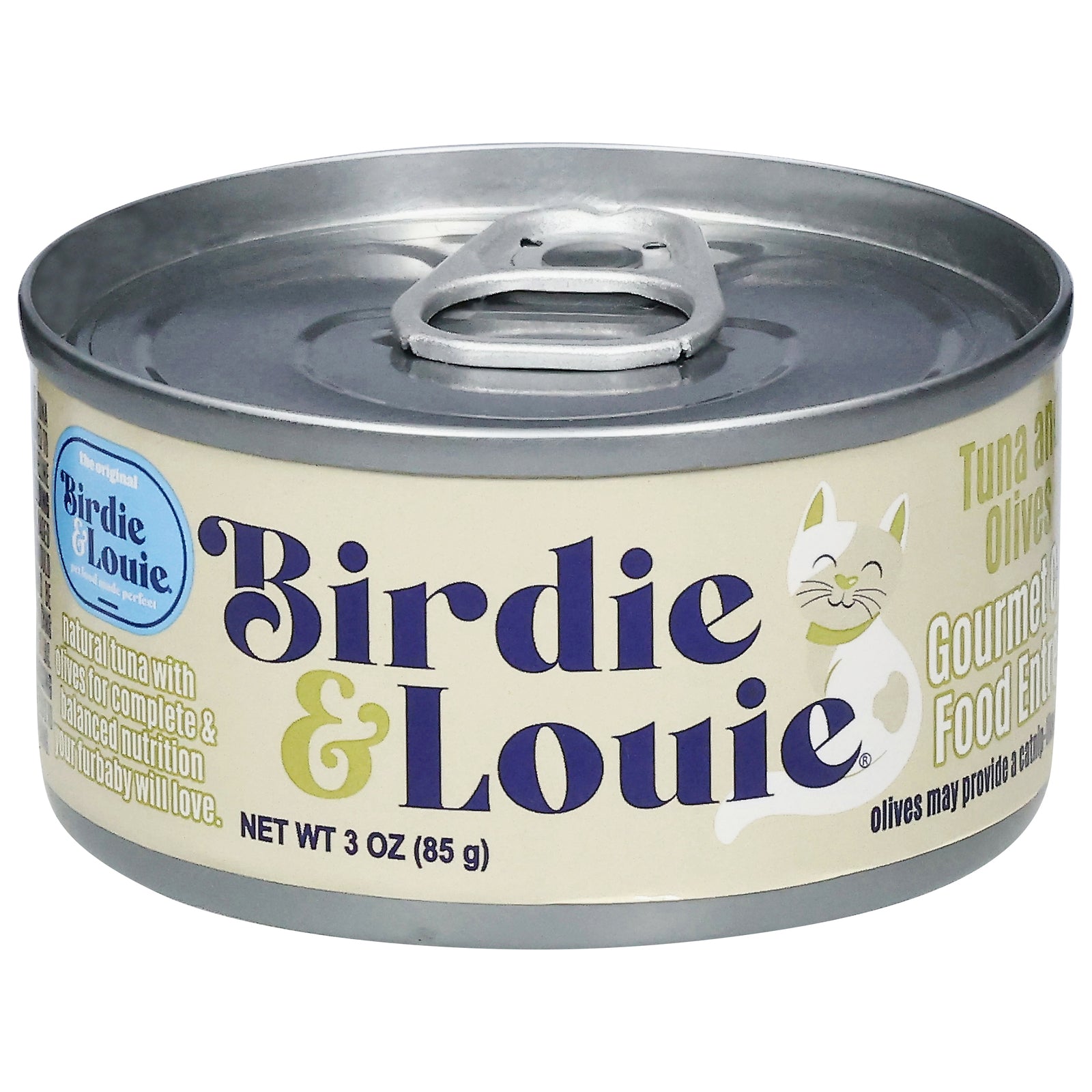 Birdie & Louie - Cat Food Tuna Olivies - CS of 12-3 OZ