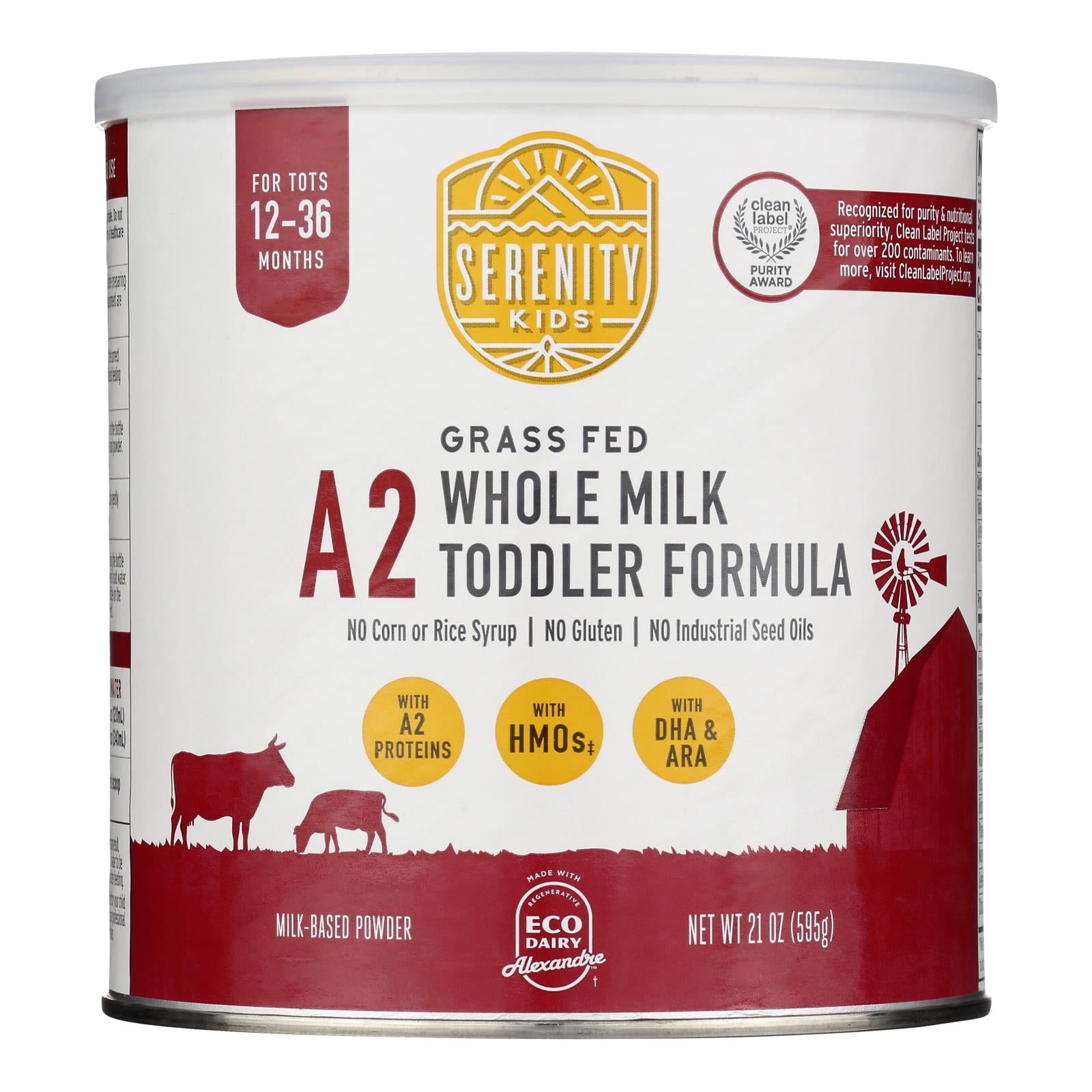 Serenity Kids - Formula Todd.a2 Whole Milk - 1 Each-21 OZ