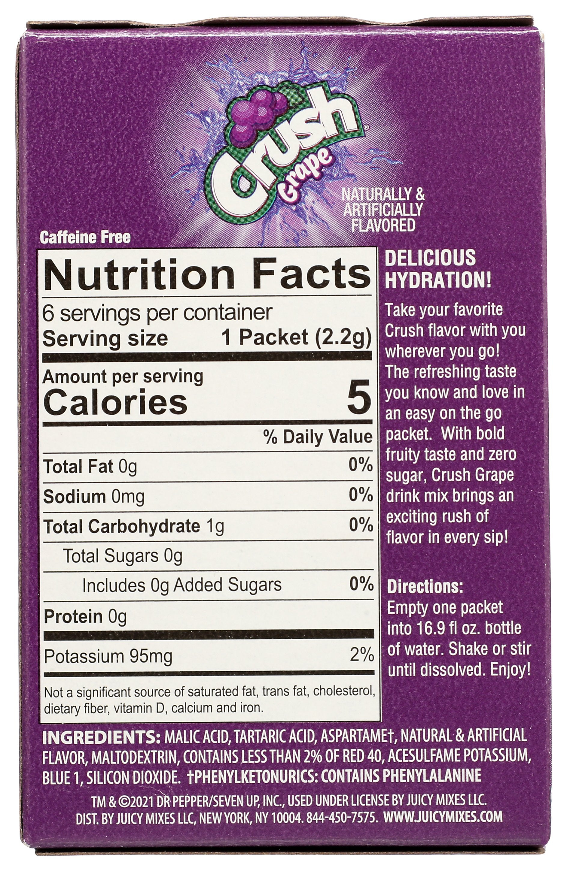 CRUSH PWDR MIX GRAPE 6PC - Case of 12