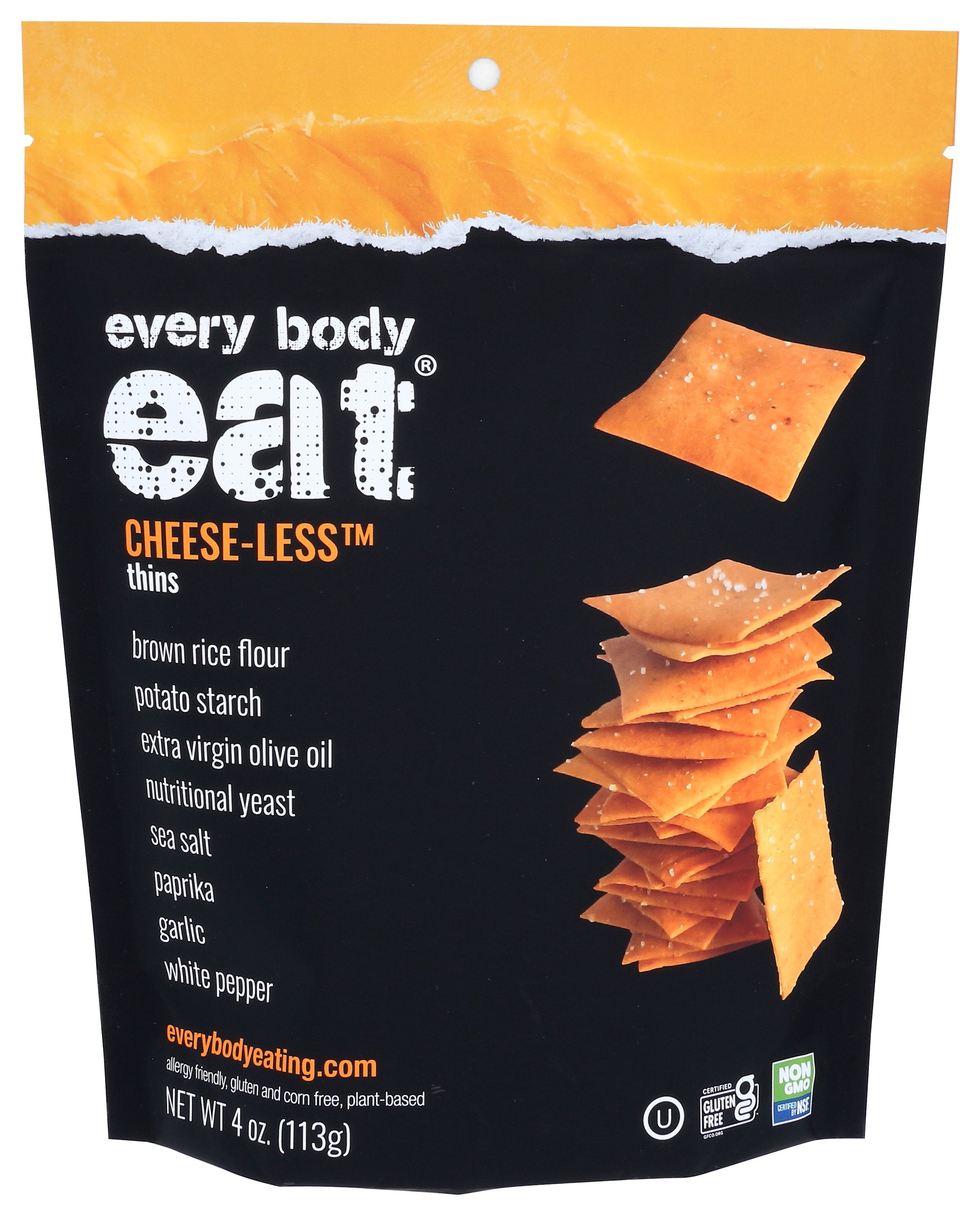 EVERY BODY EAT THINS CHEESE LESS - Case of 6