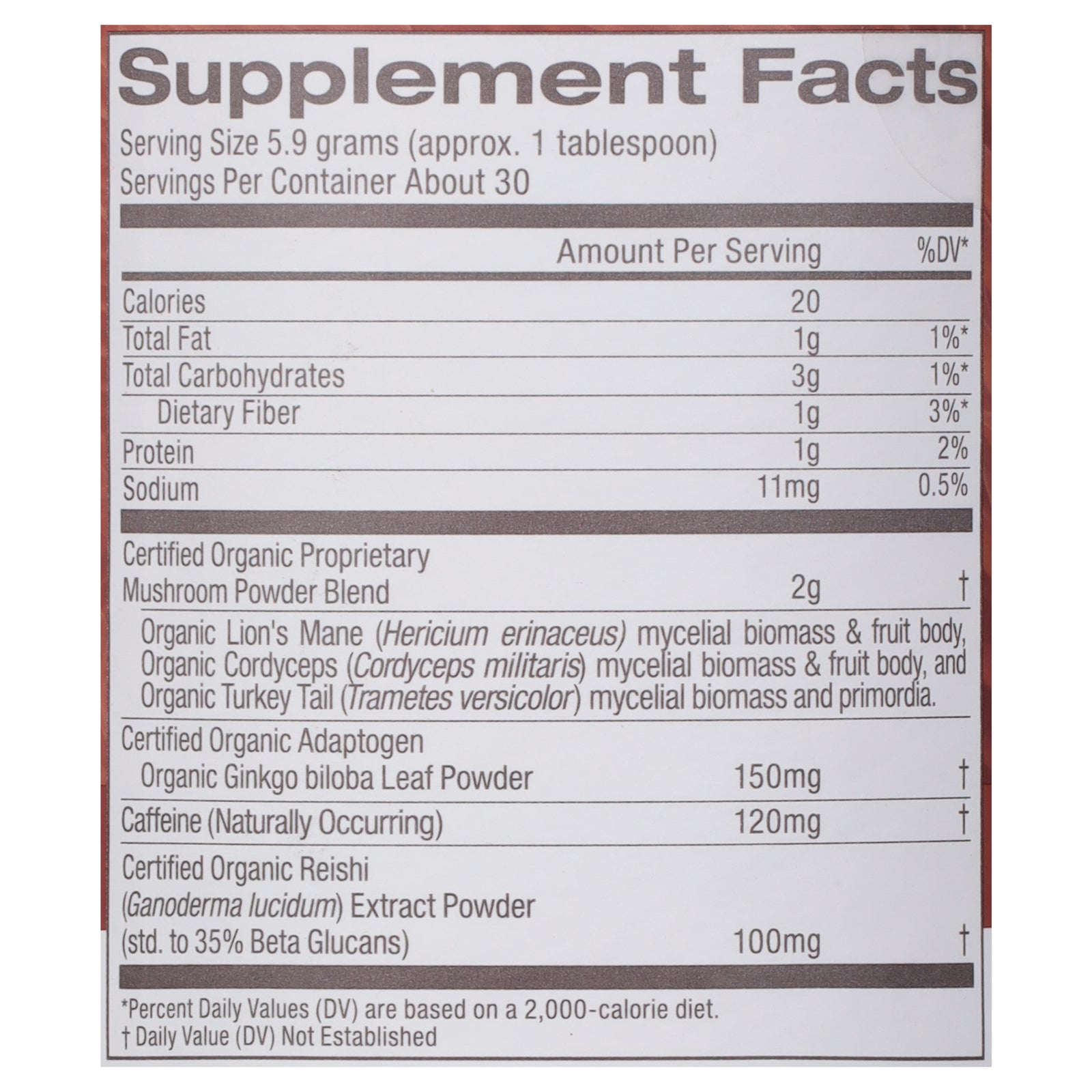 Om - Mushroom Coffee Blend - 1 Each -6.24 OZ