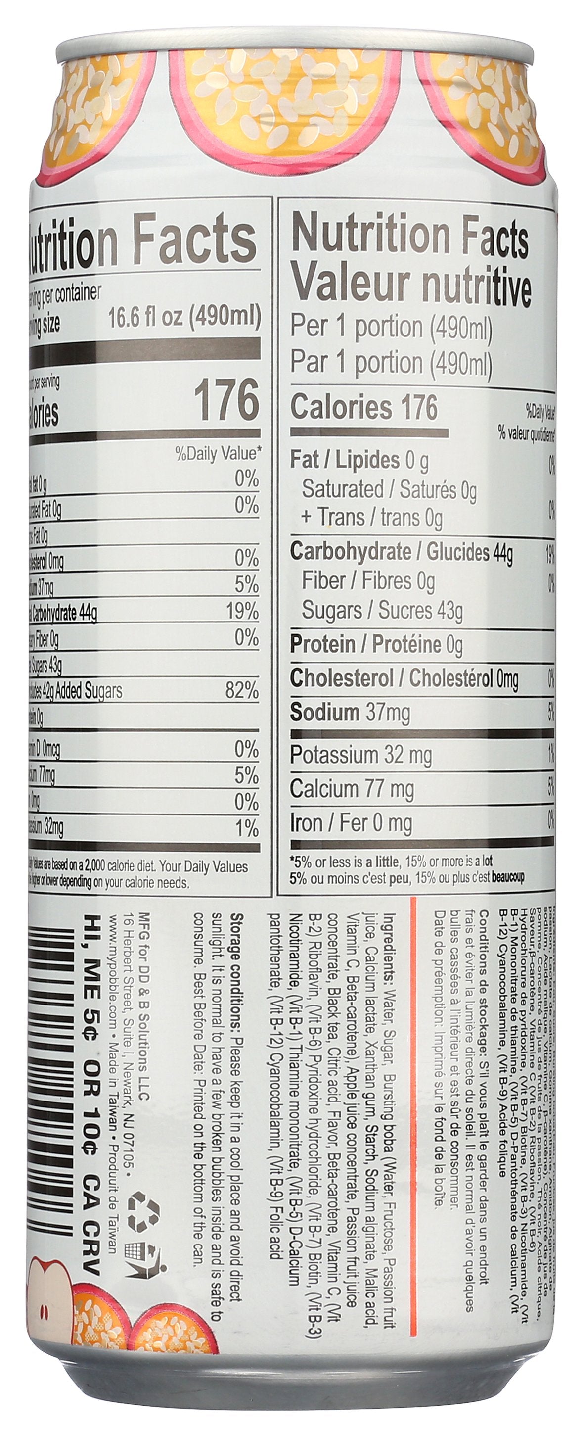 INOTEA TEA PASSION FRT APP RTD - Case of 12
