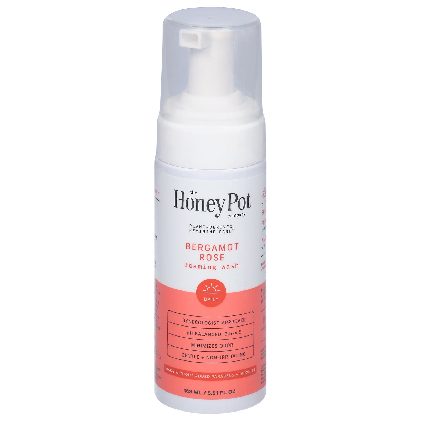 The Honey Pot - Foam Wash Bergamot Rose - EA of 1-5.51 FZ