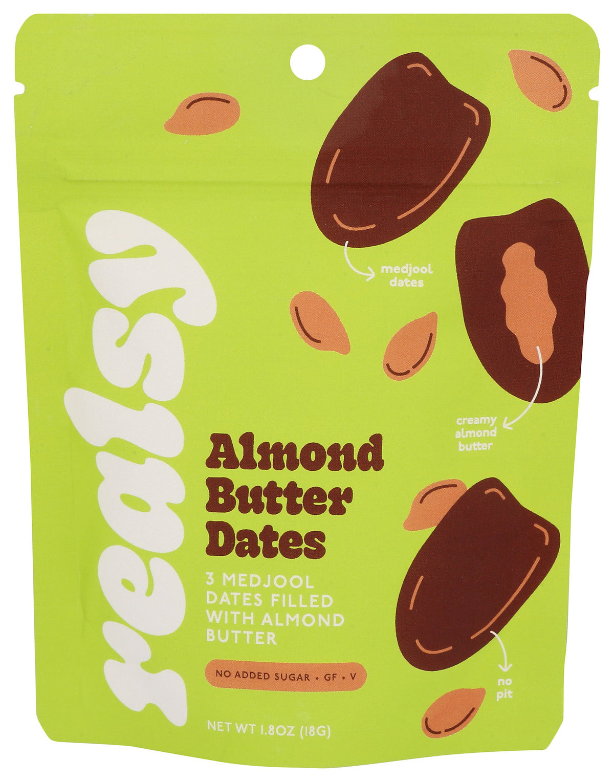 REALSY DATES ALMOND BUTTER FILL - Case of 10