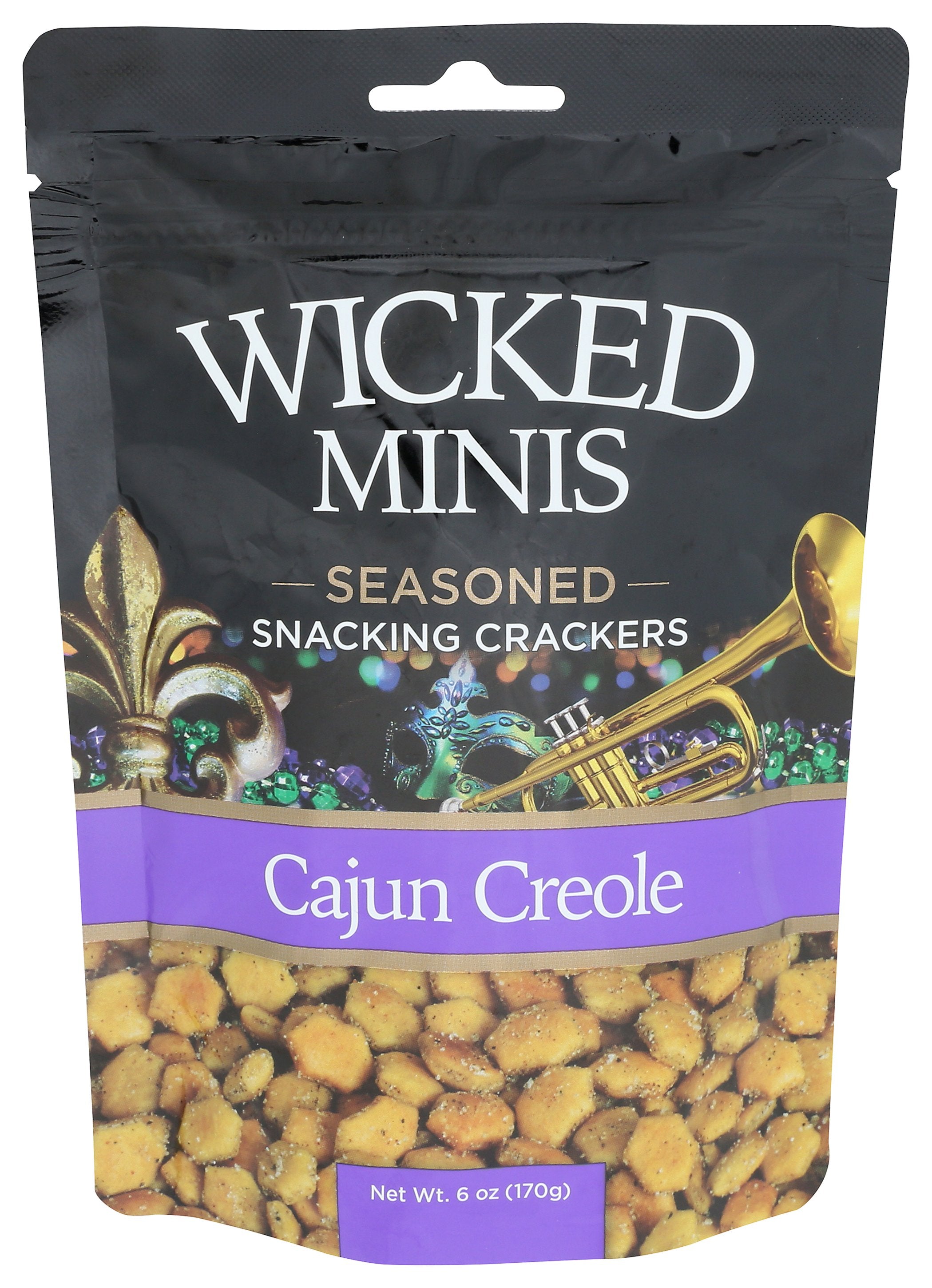 WICKED MIX CRACKERS CAJUN CREL MINI - Case of 6