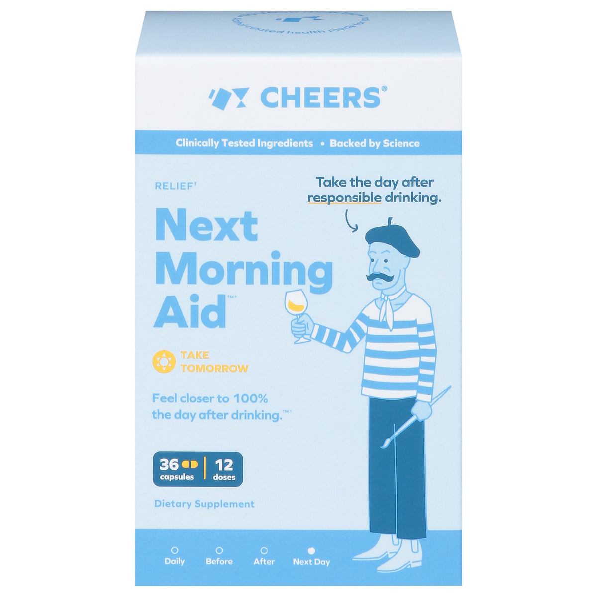 Cheers - Next Morning Aid Relief - EA of 1-36 CT