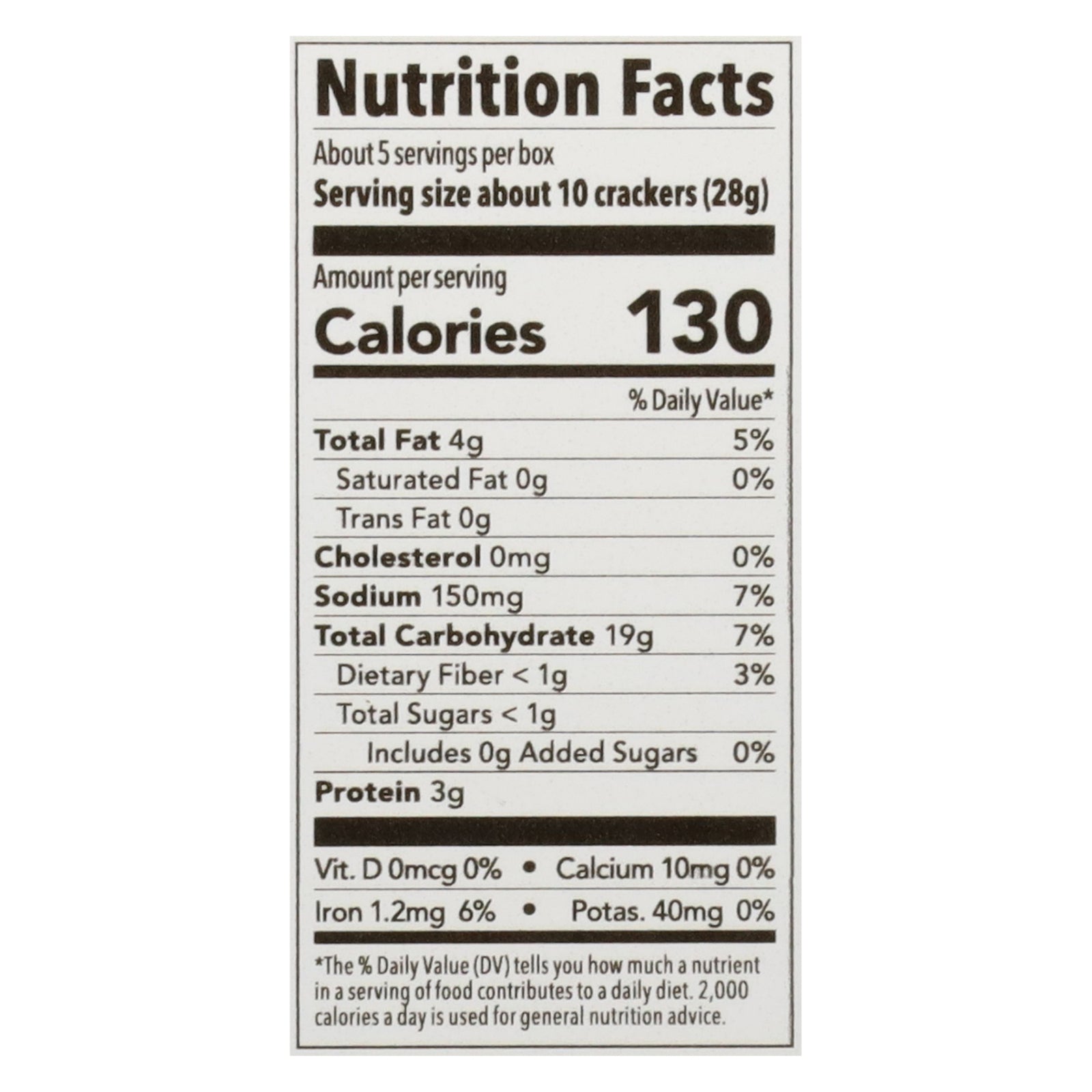 Food Should Taste Good - Cracker Pita Bkd Sea Salt - CS of 6-5 OZ
