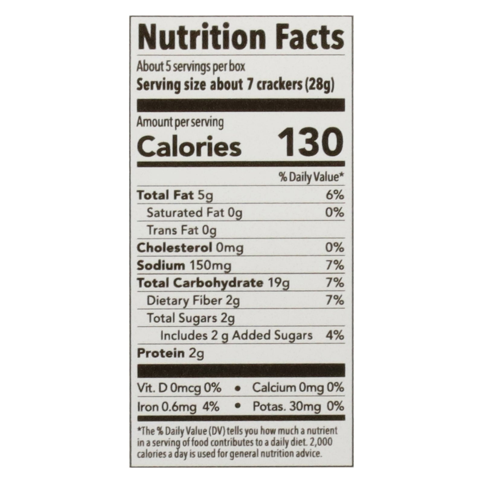 Food Should Taste Good - Crackers Crnbrd Bkd Orig - CS of 6-5 OZ