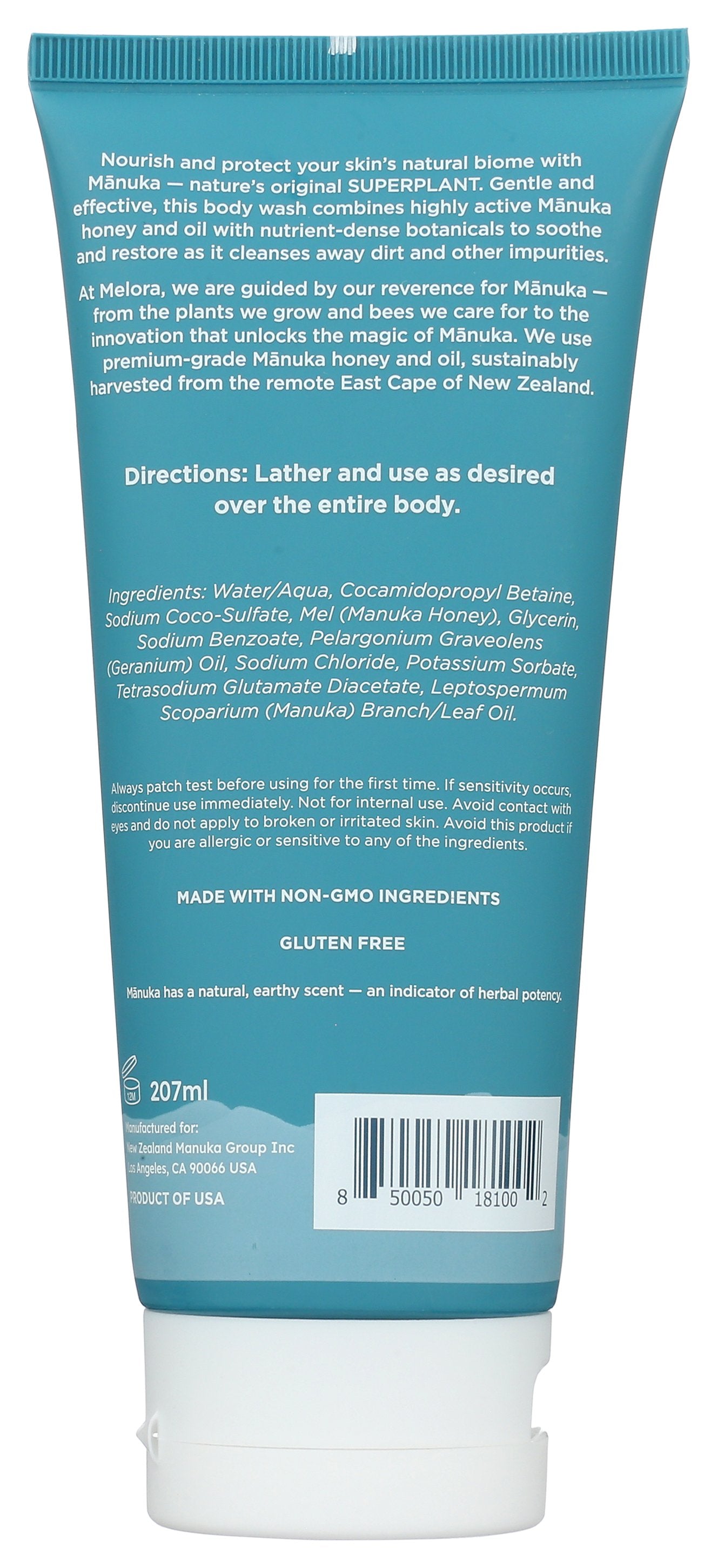 MELORA WASH BODY MELORA MANUKA