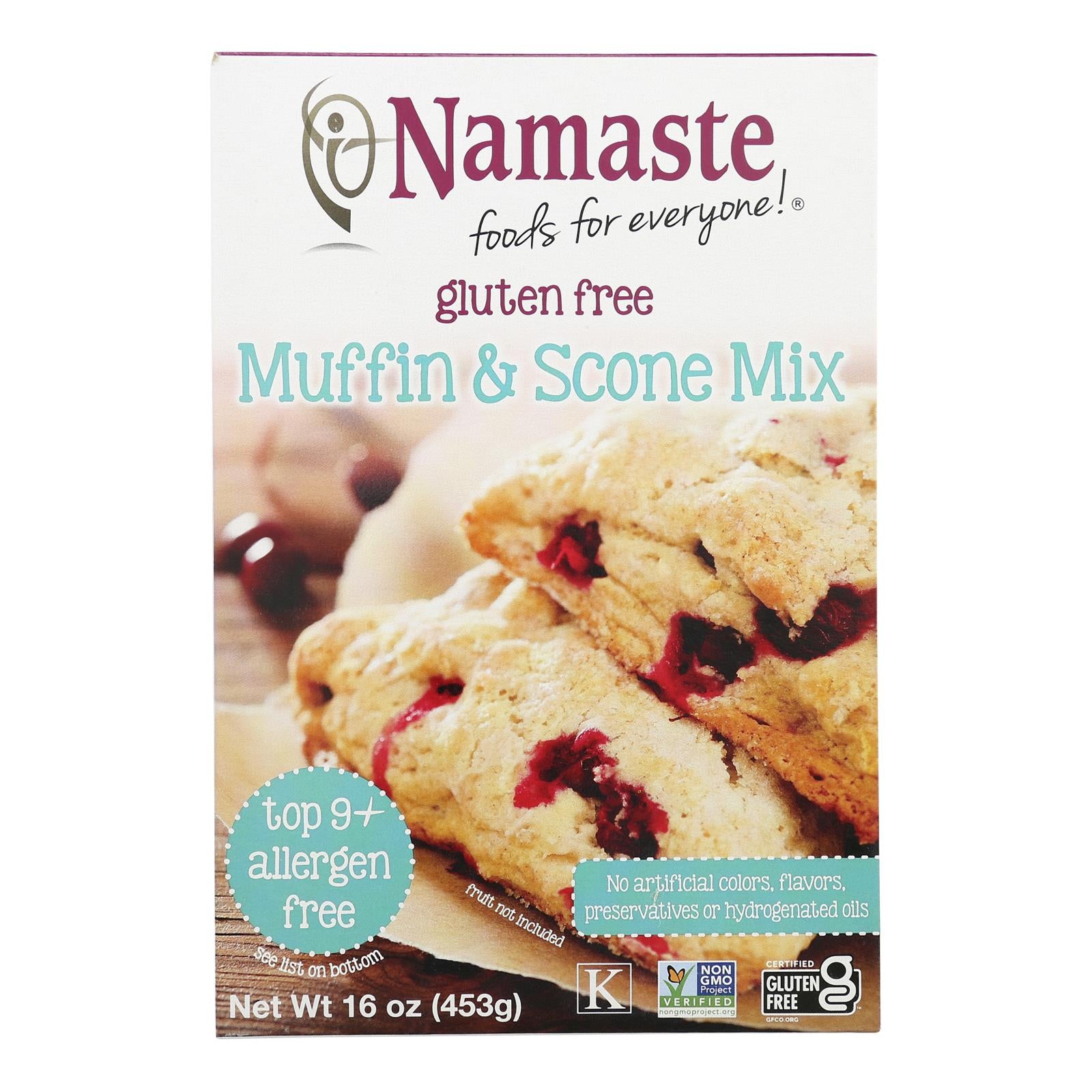 Namaste Foods Gluten Free Muffin - Mix - Case of 6 - 16 oz.