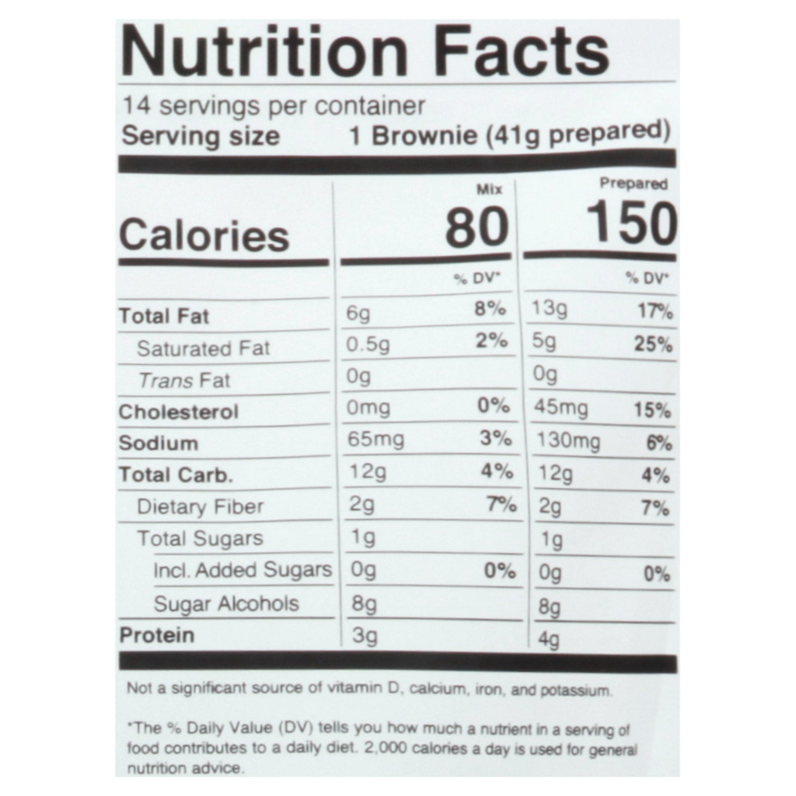 Miss Jones Baking Co - Brownie Mix Keto - Case Of 6-10.57 Oz
