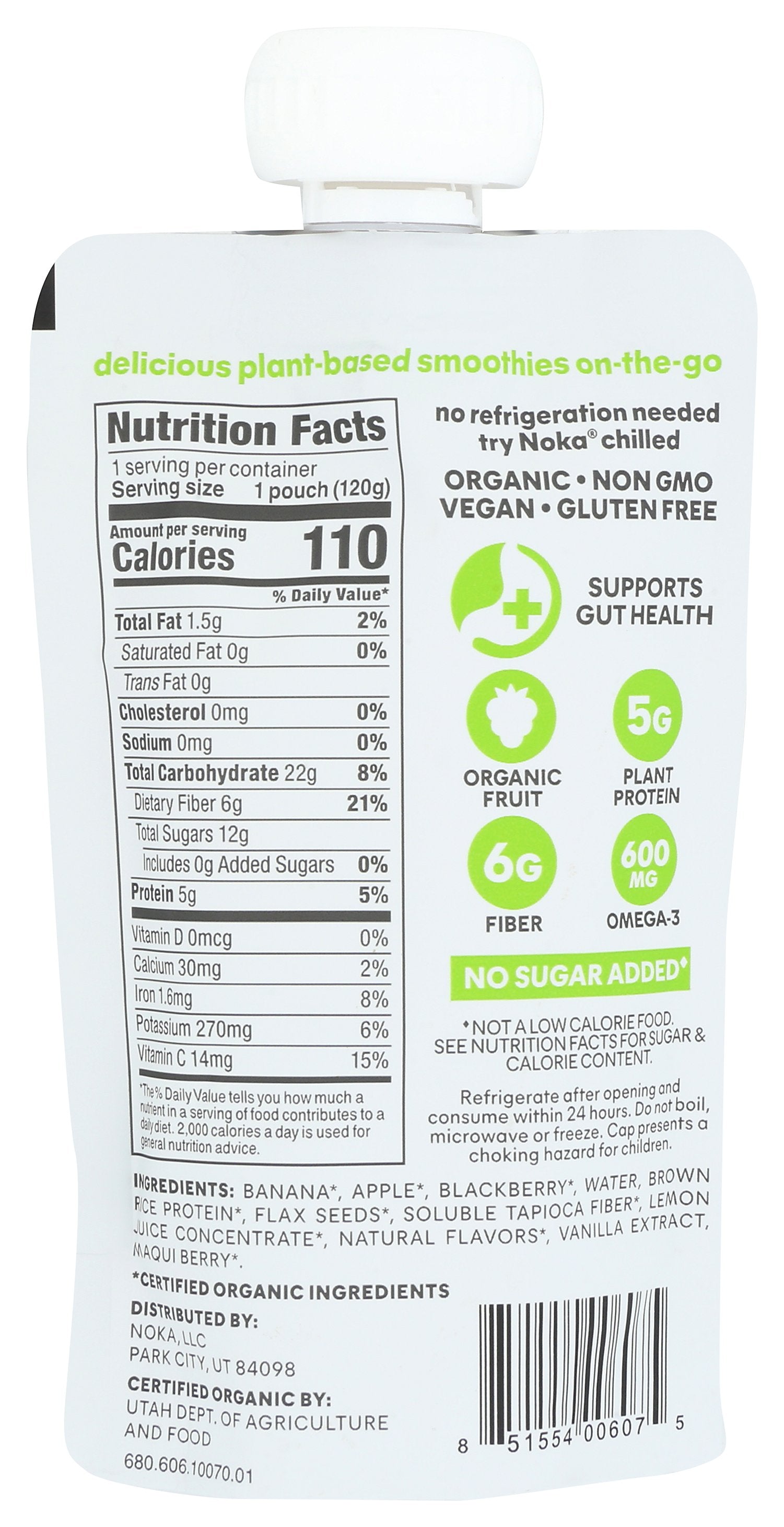 NOKA SMOOTHIE BLCKBRRY VNLLA - Case of 6