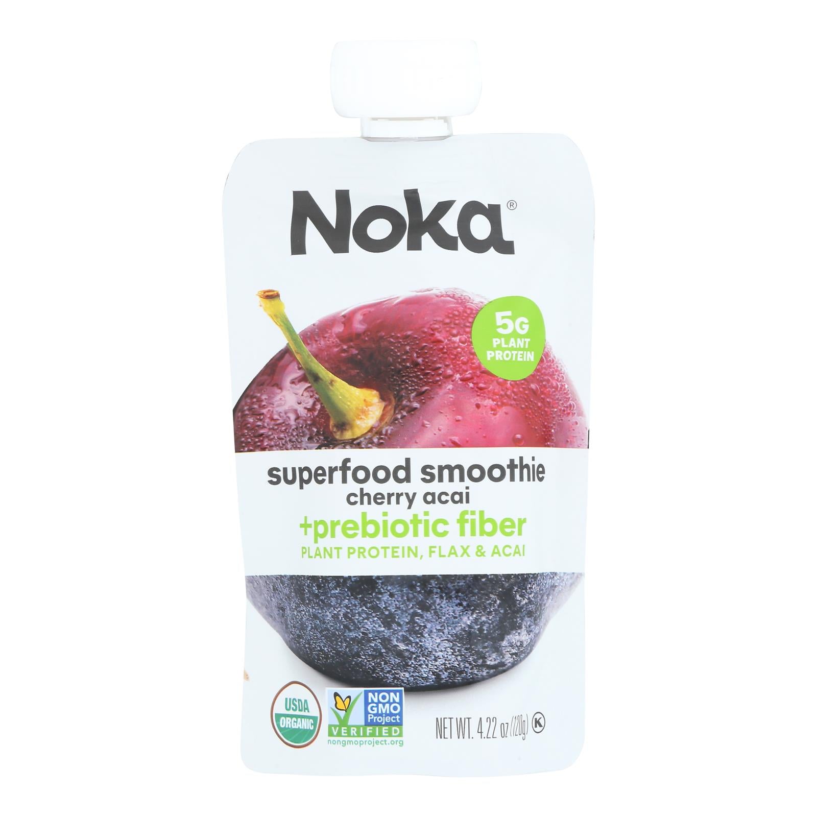 Noka - Smoothie Cherry Acai - Case of 6 - 4.22 OZ