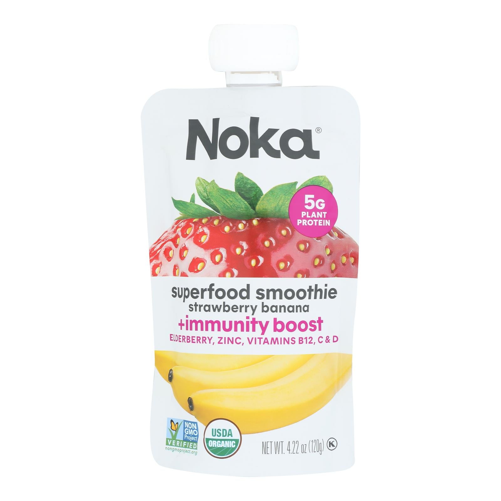 Noka - Smthi Spf Strw/banana - Case Of 6-4.22 Oz