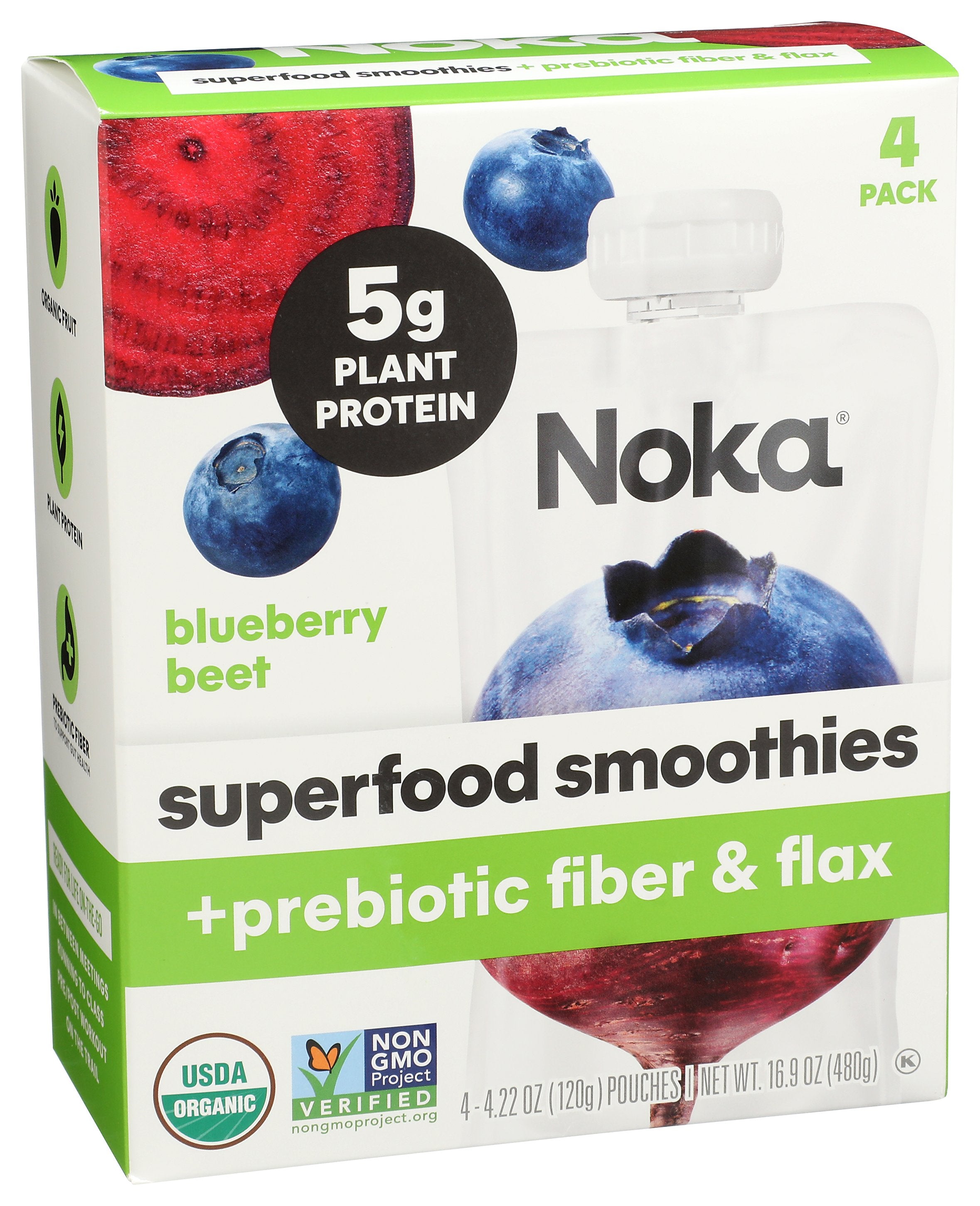 NOKA SMOOTHIE BLUBRY BEET 4PC - Case of 6