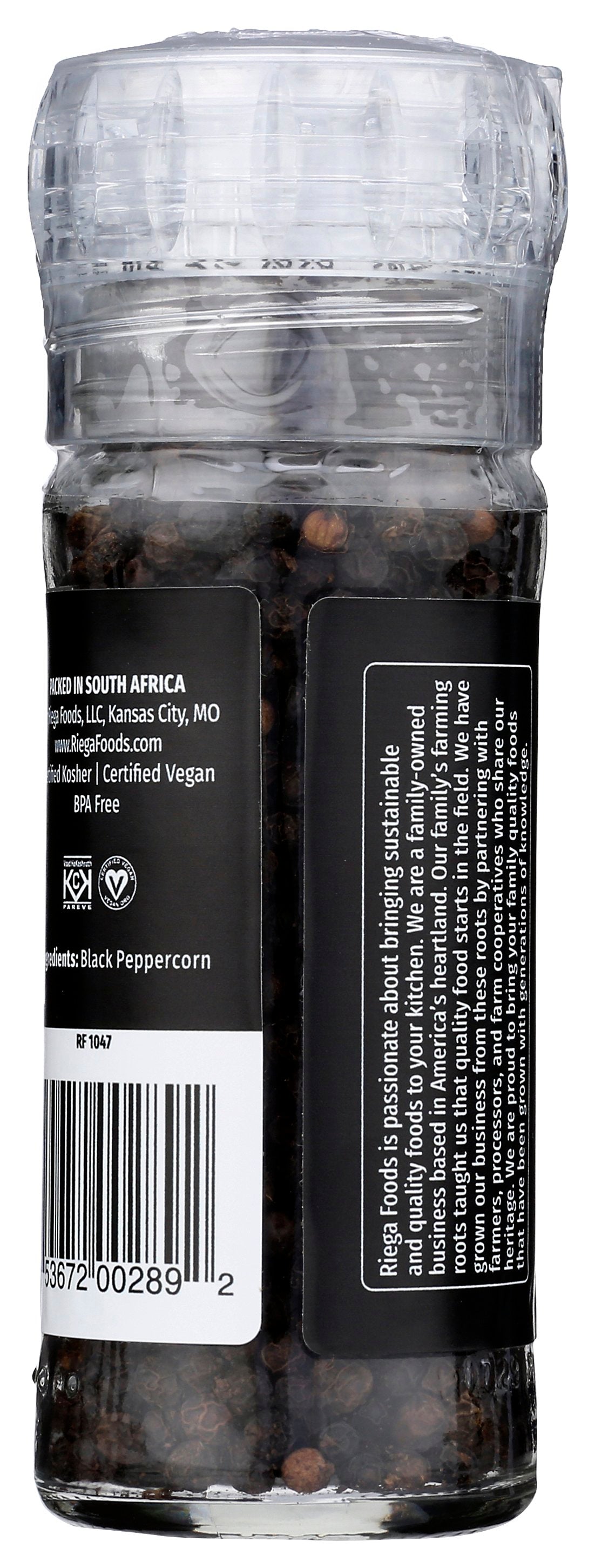 RIEGA PEPPERCORN GRINDER - Case of 8