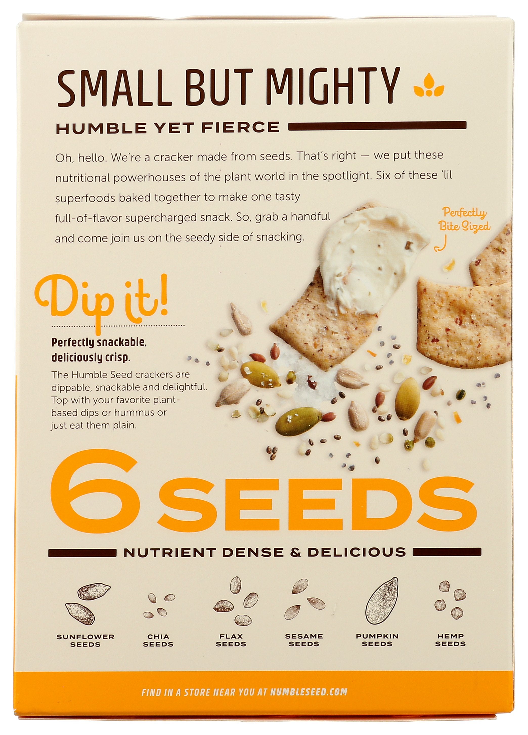 THE HUMBLE SEED CRACKERS GRN FREE EVRTNG - Case of 6