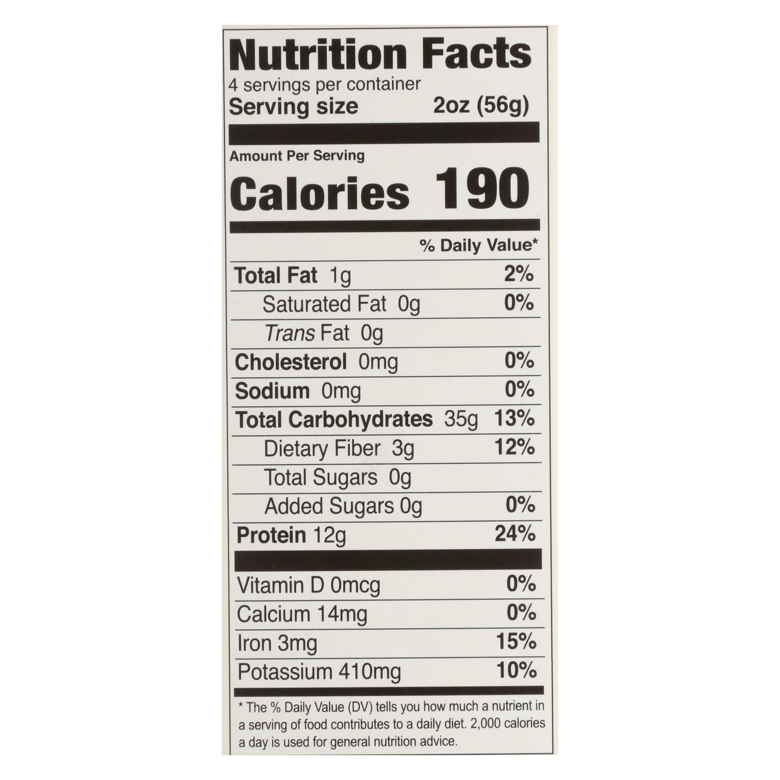 Explore Cuisine Organic Red Lentil Penne - Penne - Case Of 6 - 8 Oz.
