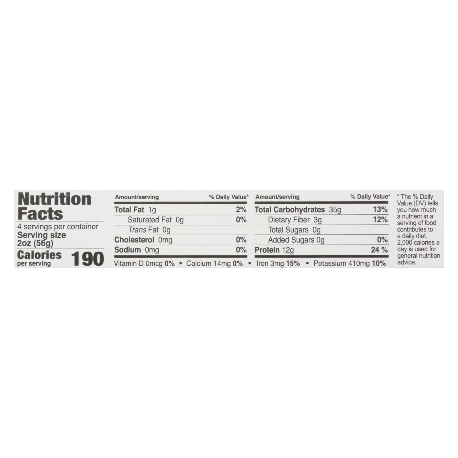 Explore Cuisine Organic Red Lentil Spaghetti - Spaghetti - Case Of 12 - 8 Oz.