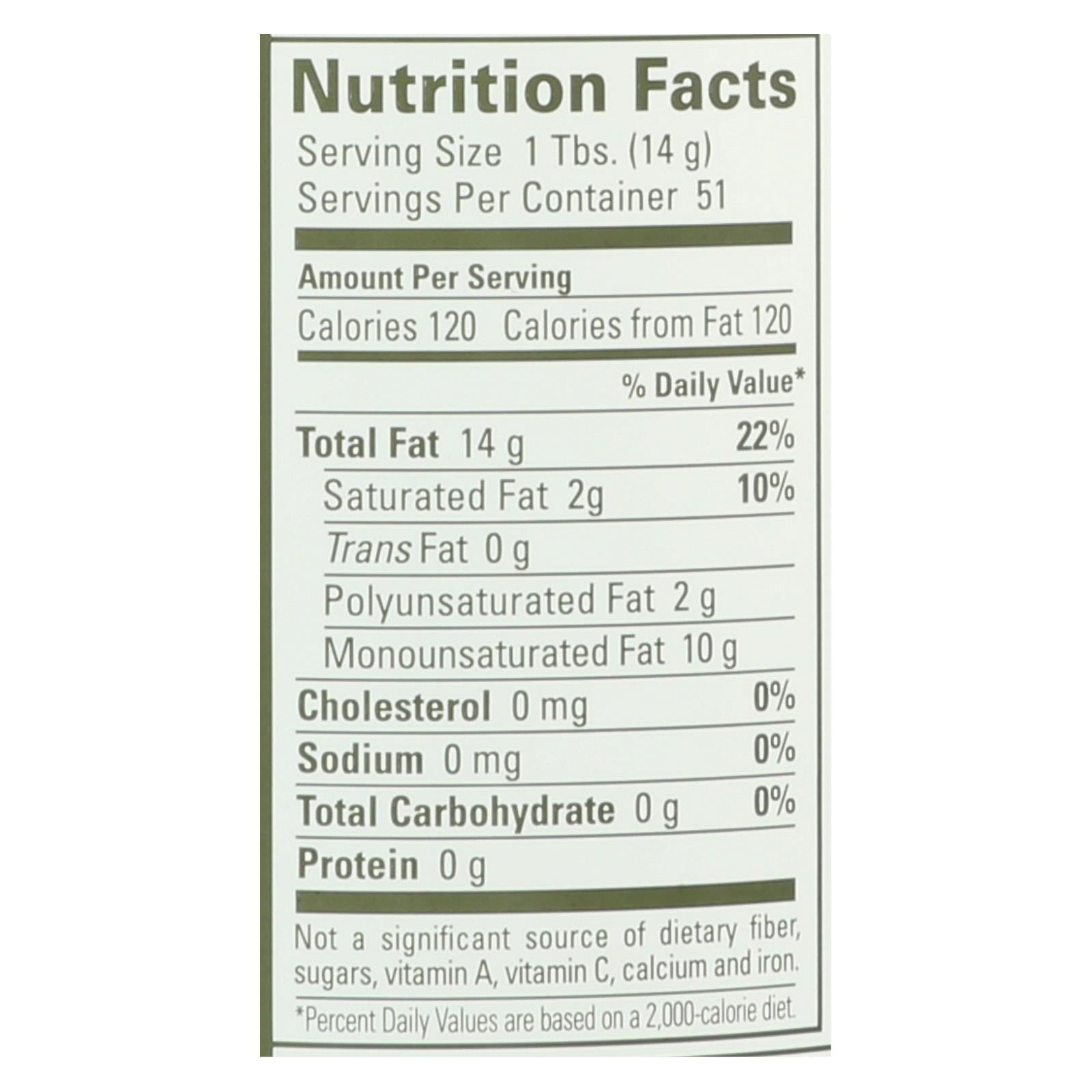 La Tourangelle Organic Extra Virgin Olive Oil - Case of 6 - 25.4 Fl oz.