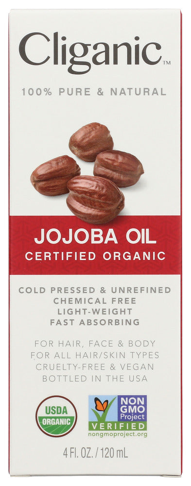 Cliganic Jojoba Oil 4 fl oz - Case of 1