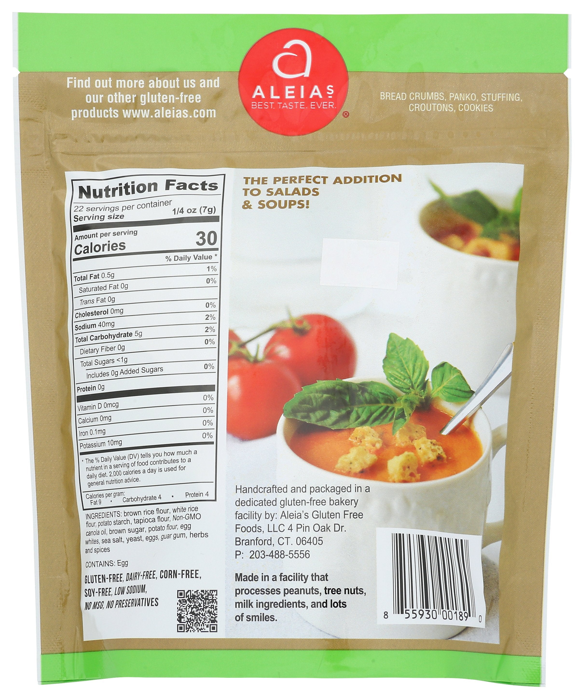 ALEIAS CROUTONS SEASONED - Case of 6