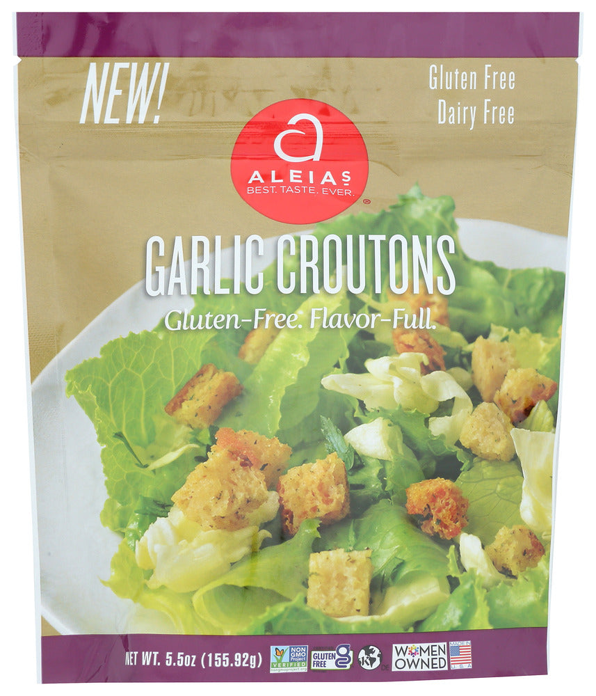 Aleia's Croutons Garlic - Pack of 6 - 5.5 oz