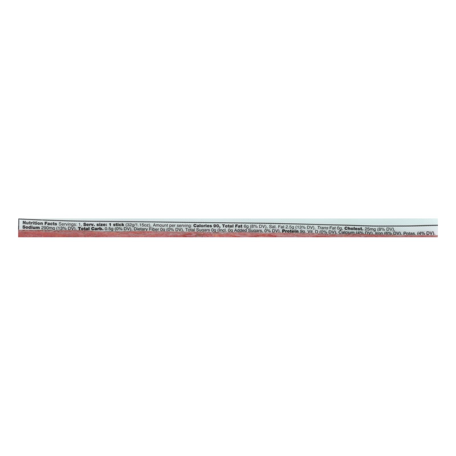 Chomps Beef Sticks - Hoppin Jalapeno - Case Of 24 - 1.15 Oz