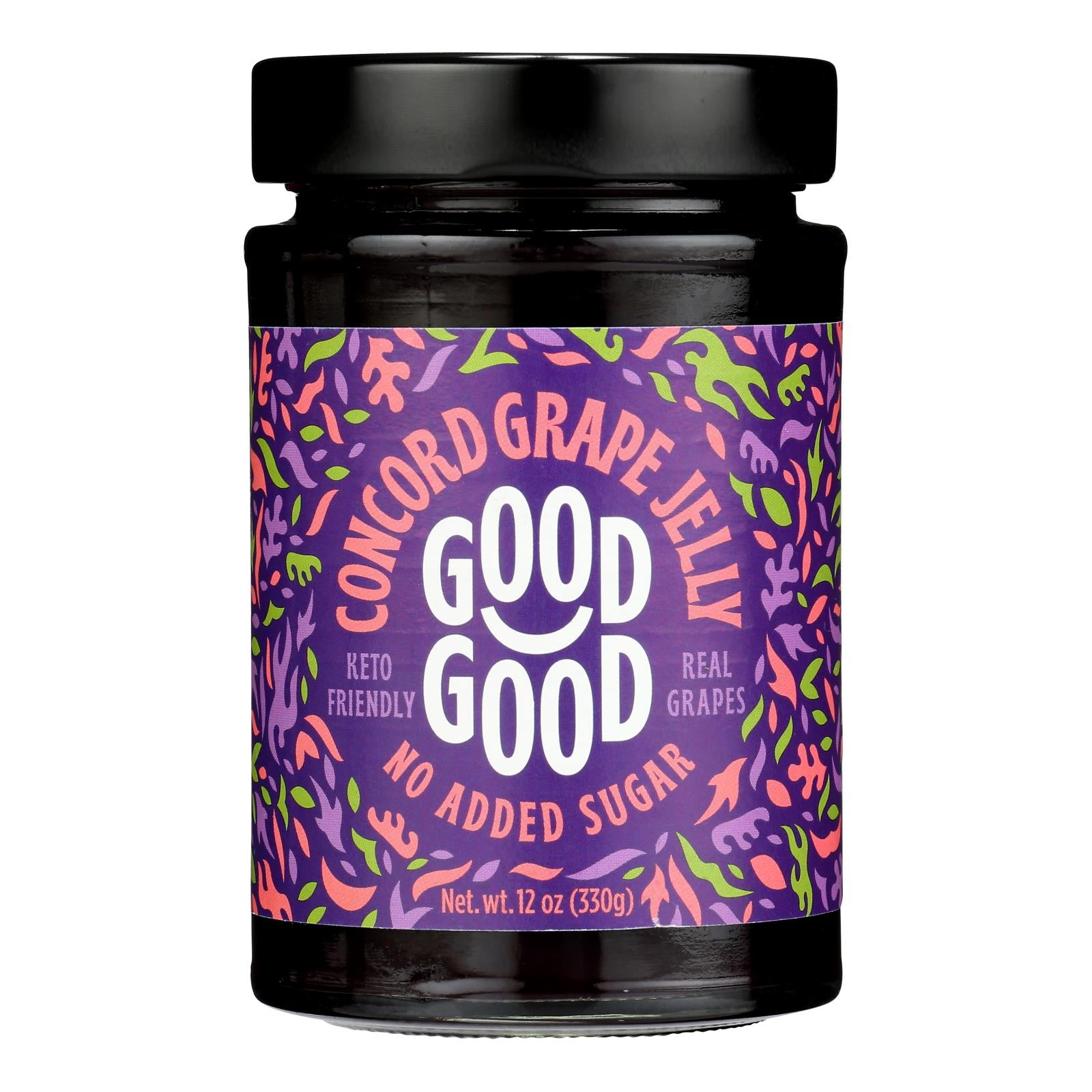 Good Good - Jelly Concrd Grpe No Sugar - Case Of 6-12 Oz