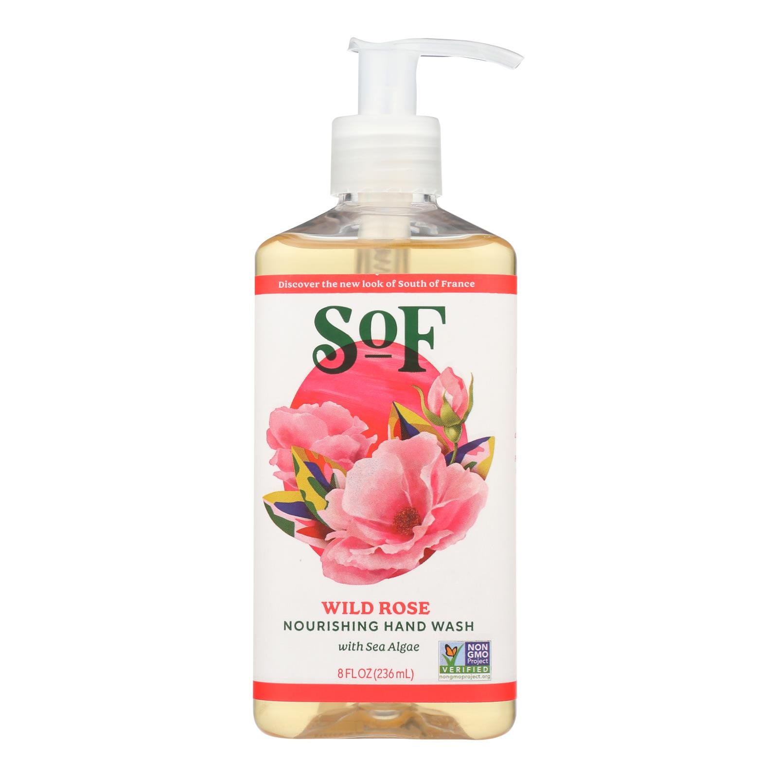 South Of France Hand Wash - Climbing Wild Rose - 8 Oz - 1 Each