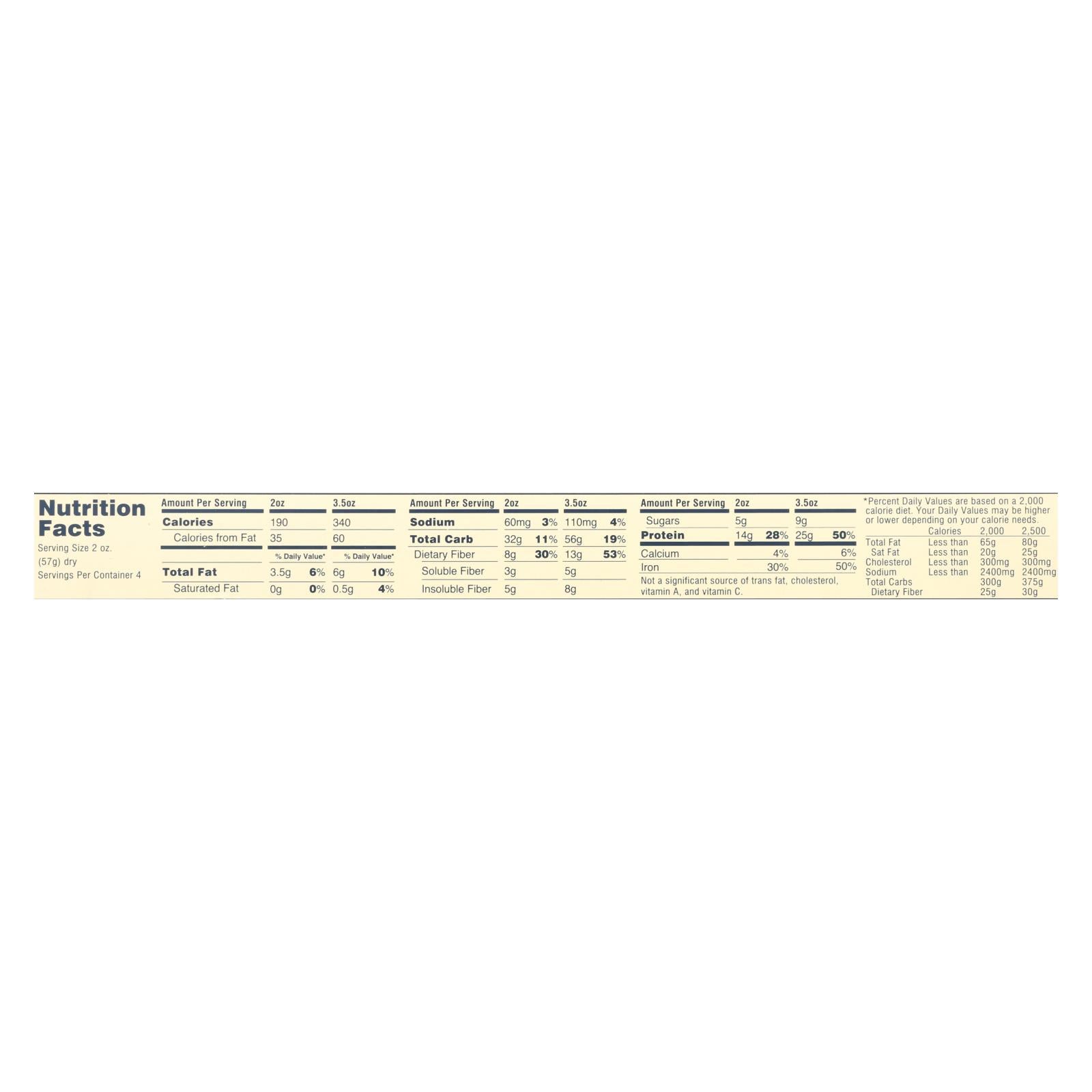 Banza Angel Hair Chickpea Pasta - Case of 12 - 8 OZ