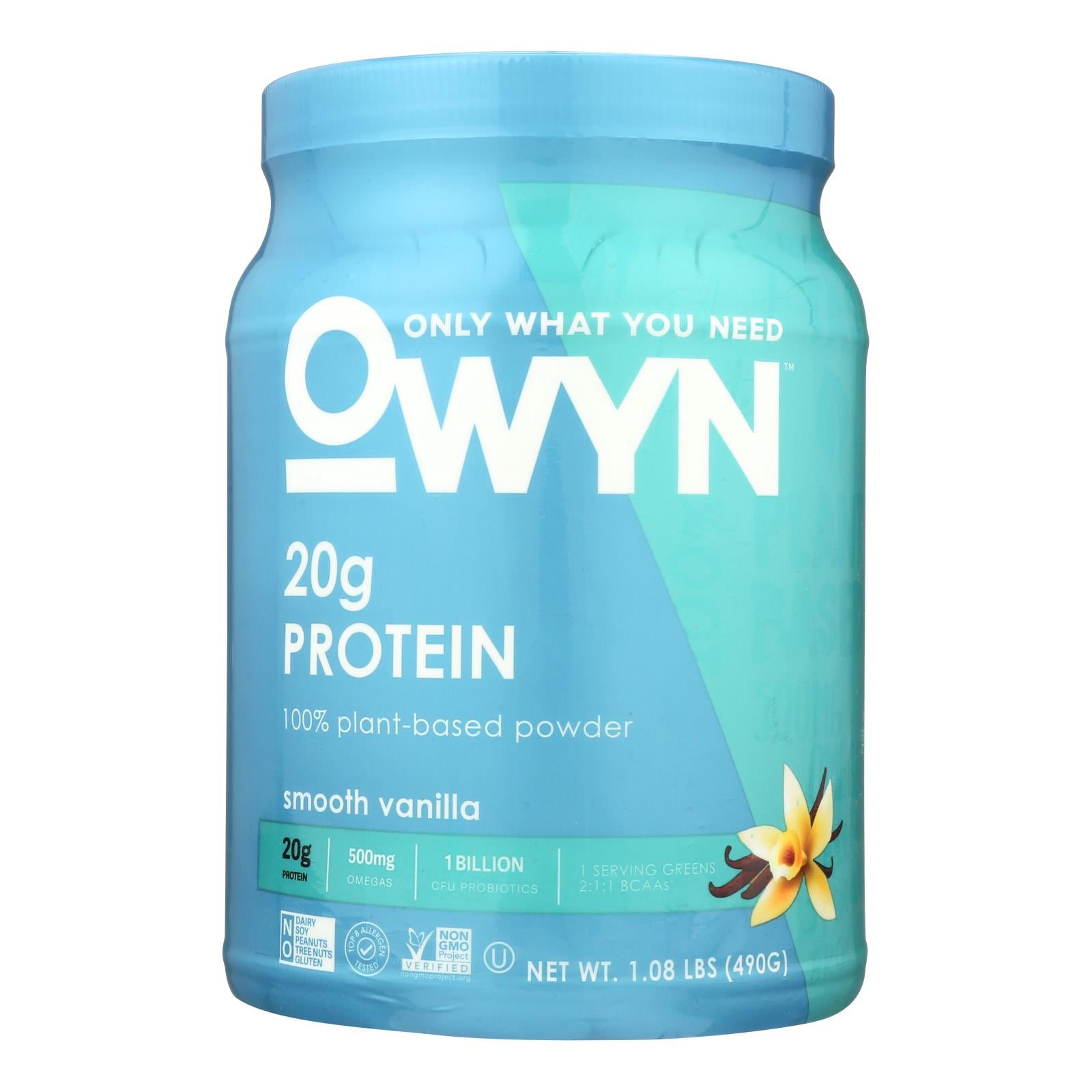 Owyn-only What You Need - Pb Protein Smooth Vanilla - CS of 3-1.05 LB