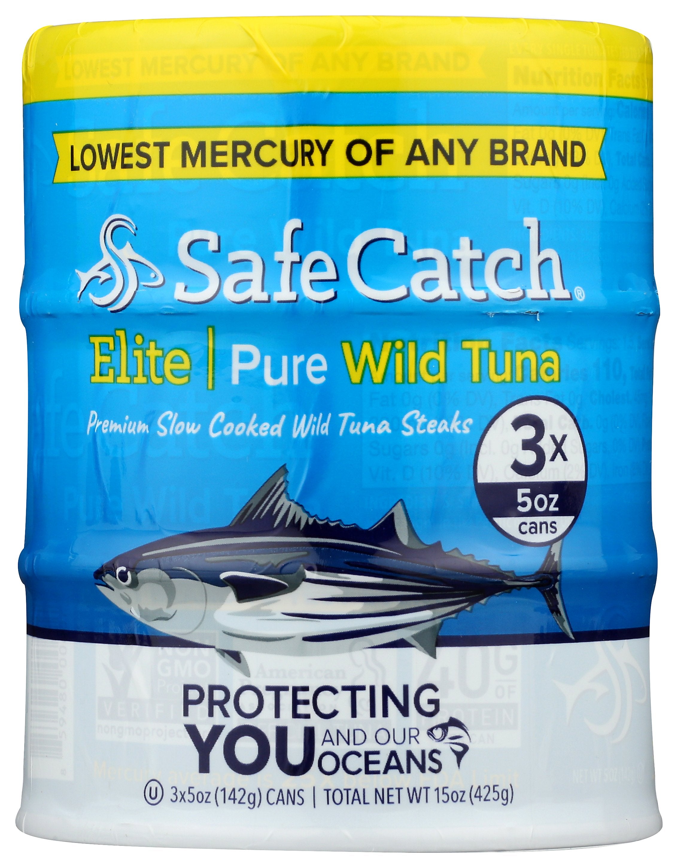 SAFECATCH TUNA ELITE PURE 3 CANS - Case of 6