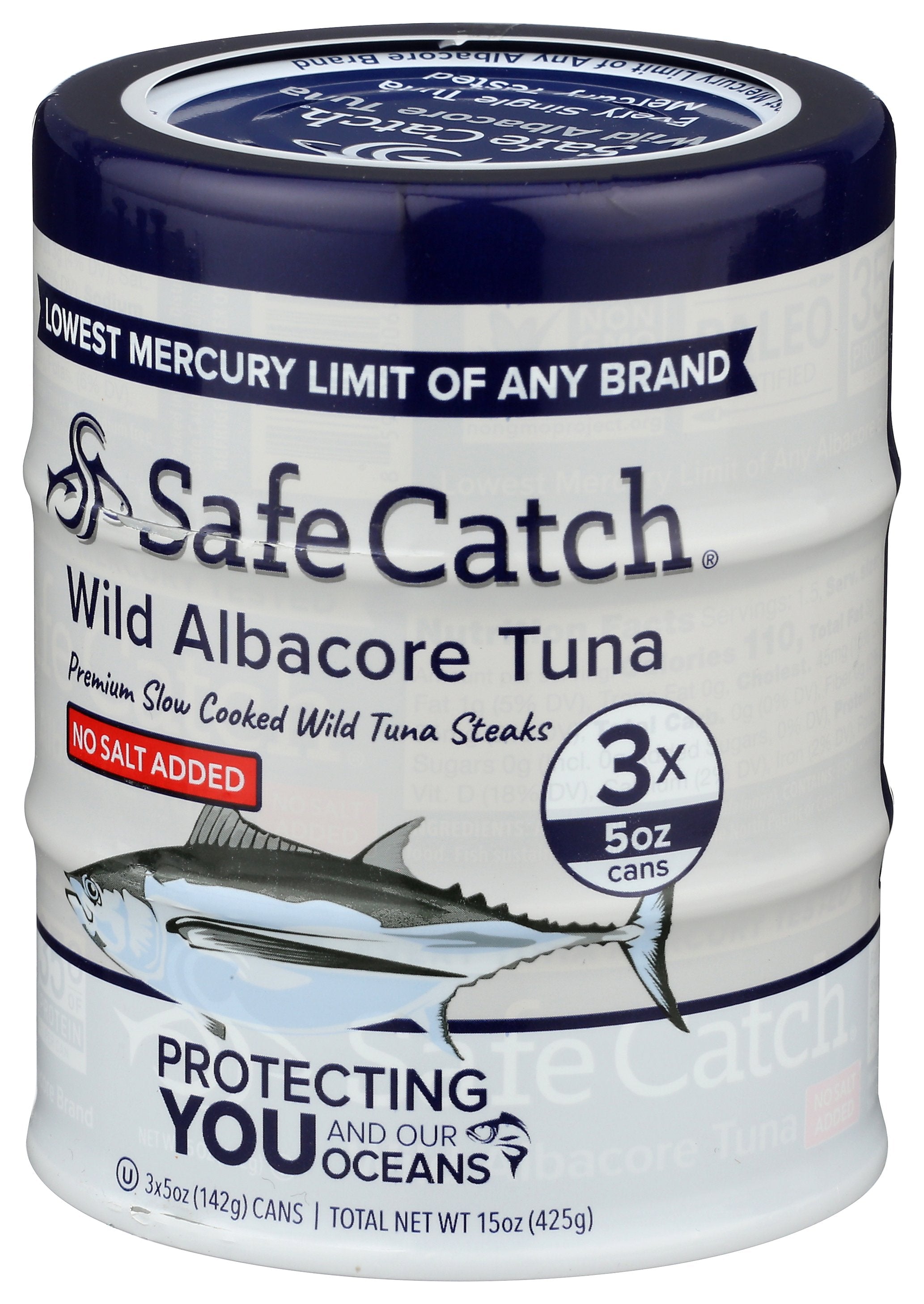 SAFECATCH TUNA WILD ALBACORE NO SLT - Case of 6