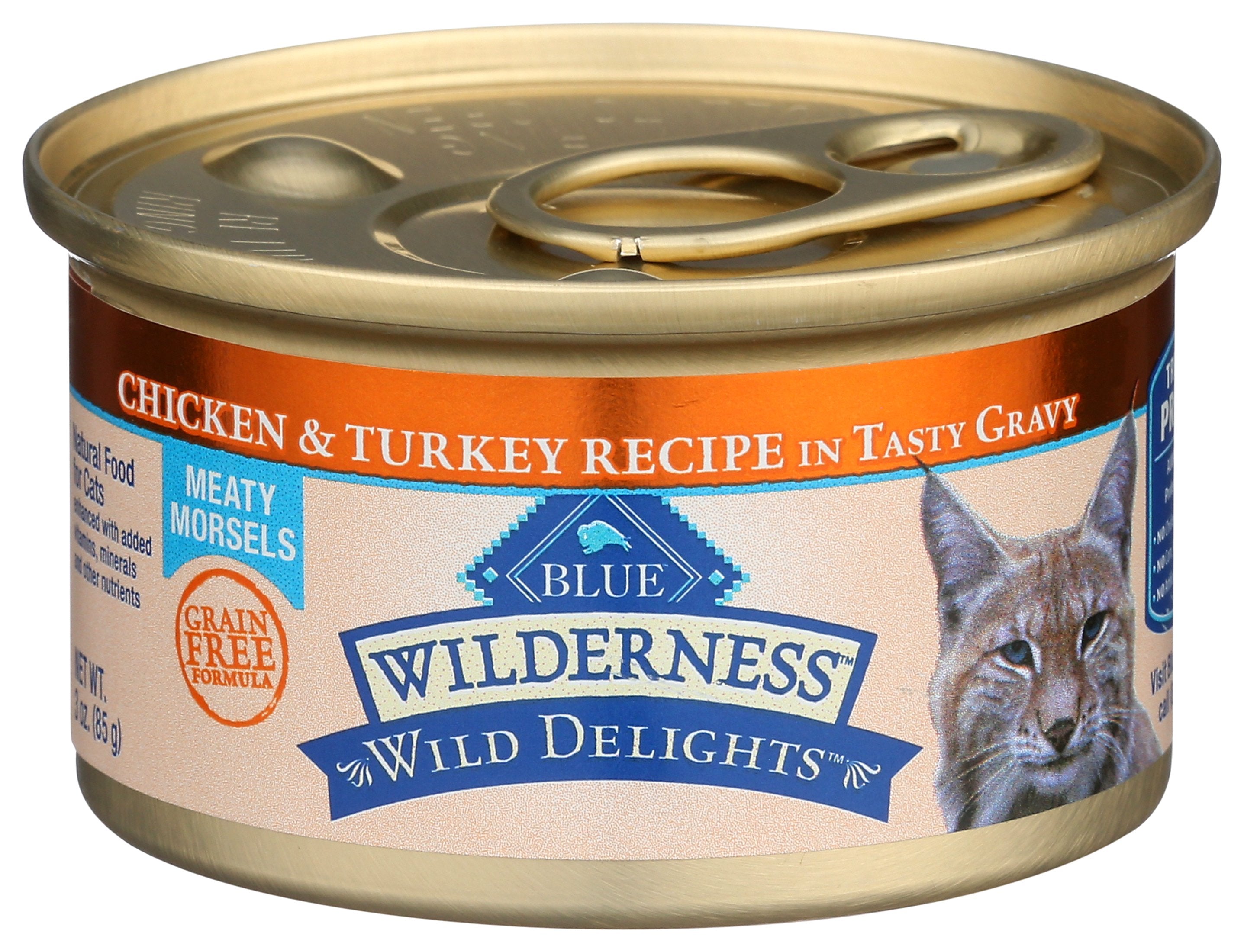 BLUE BUFFALO CAT FOOD CHKN TRKY ADLT - Case of 24
