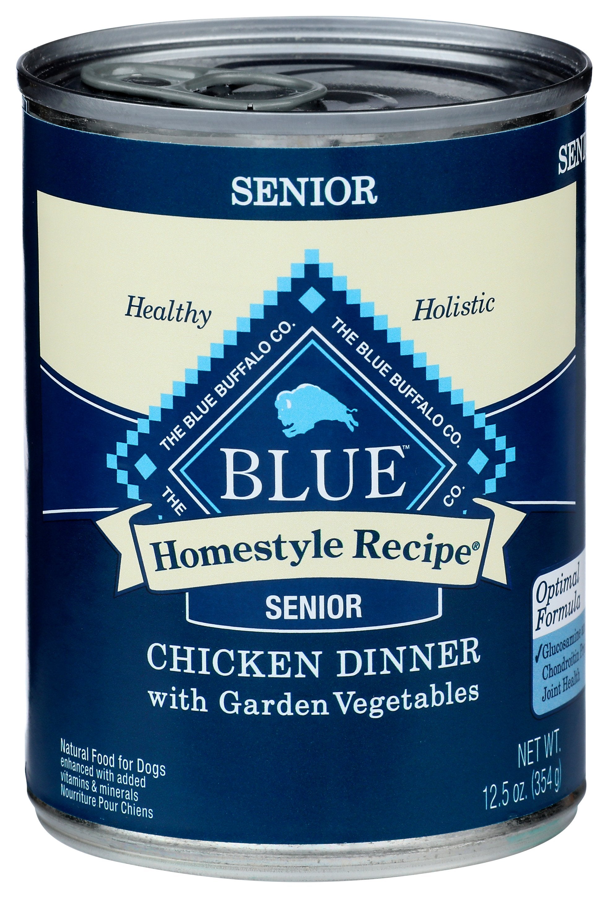 BLUE BUFFALO DOG FD SENIOR HMSTLY CHKN - Case of 12
