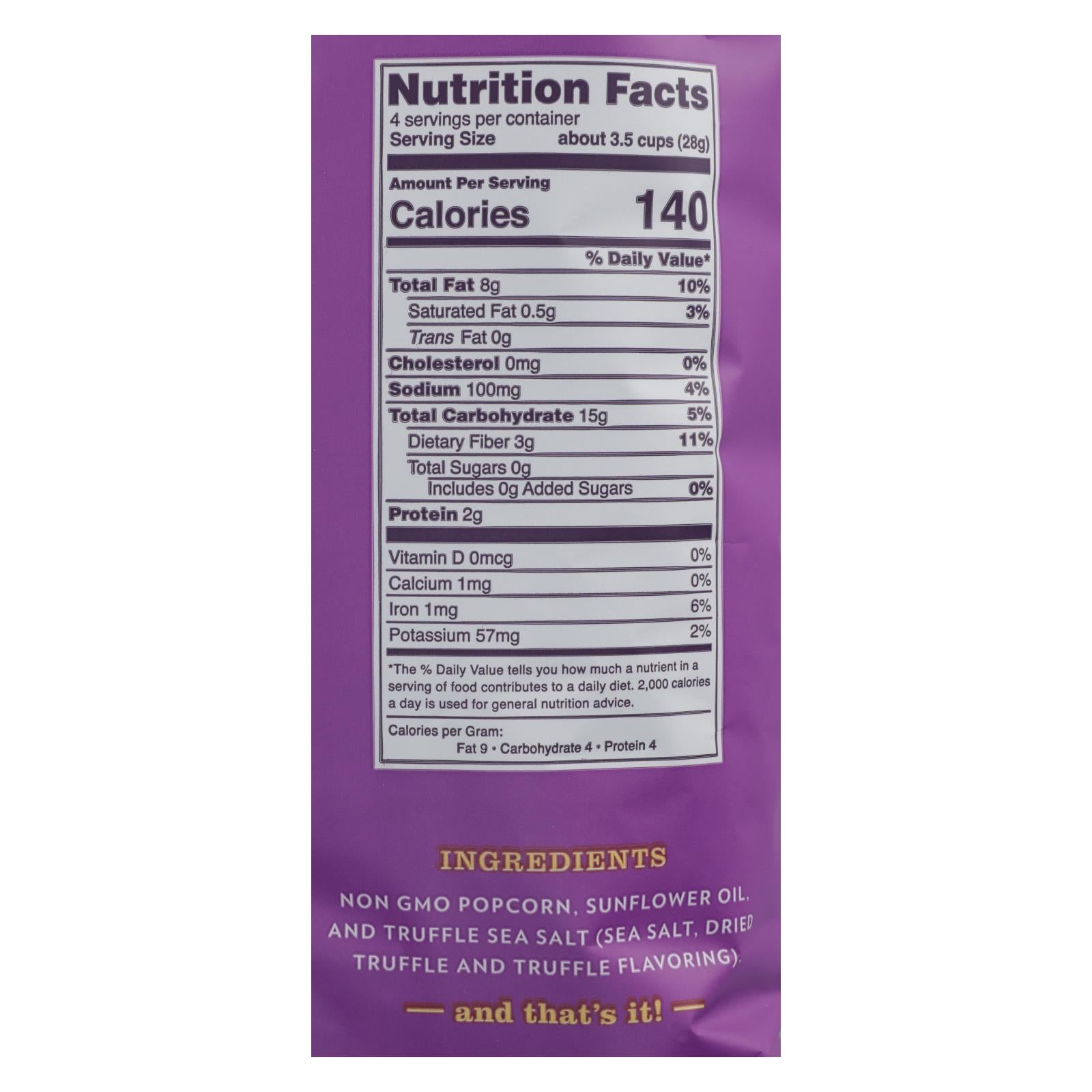Live Love Pop Delicious Gourmet Popcorn - Case Of 12 - 4.4 Oz