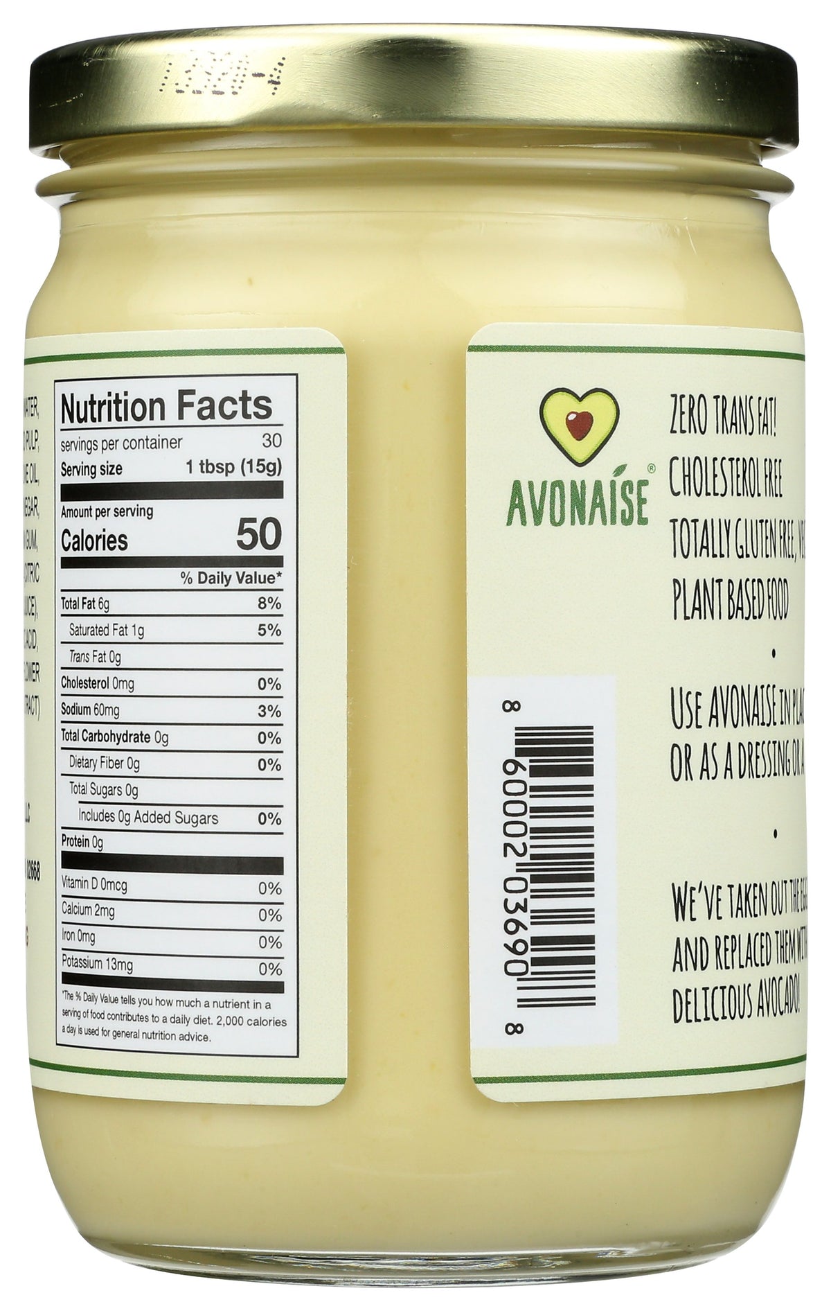 AVONAISE MAYO AVOCADO ORIGINAL - Case of 6