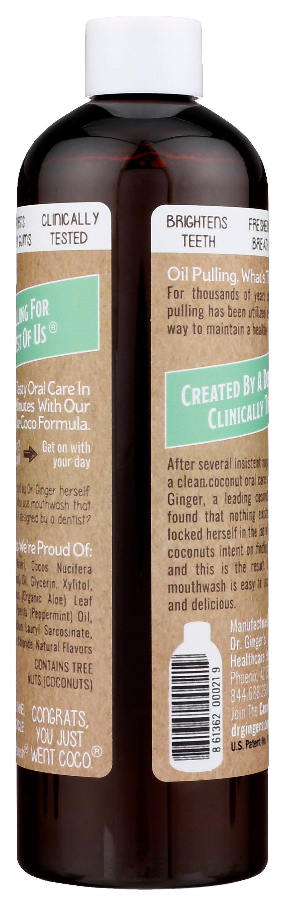DR GINGERS HEALTHCARE PRO MOUTHWASH COCONUT O
