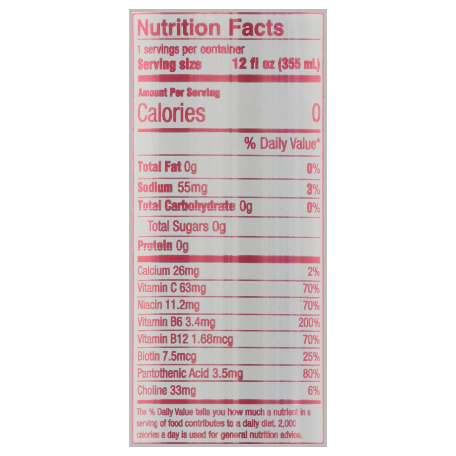 Aspire Healthy Energy - Sparkling Raspberry Acai - Case Of 12 - 12 Oz