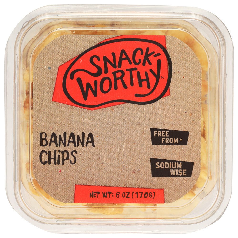 Snackworthy Chips Banana - 6 Oz (Pack of 12)