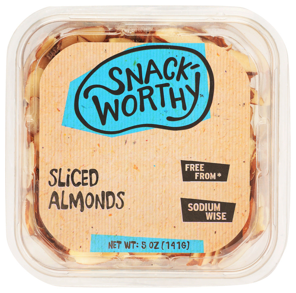 Snackworthy Almonds Sliced - Pack of 12 - 5 OZ