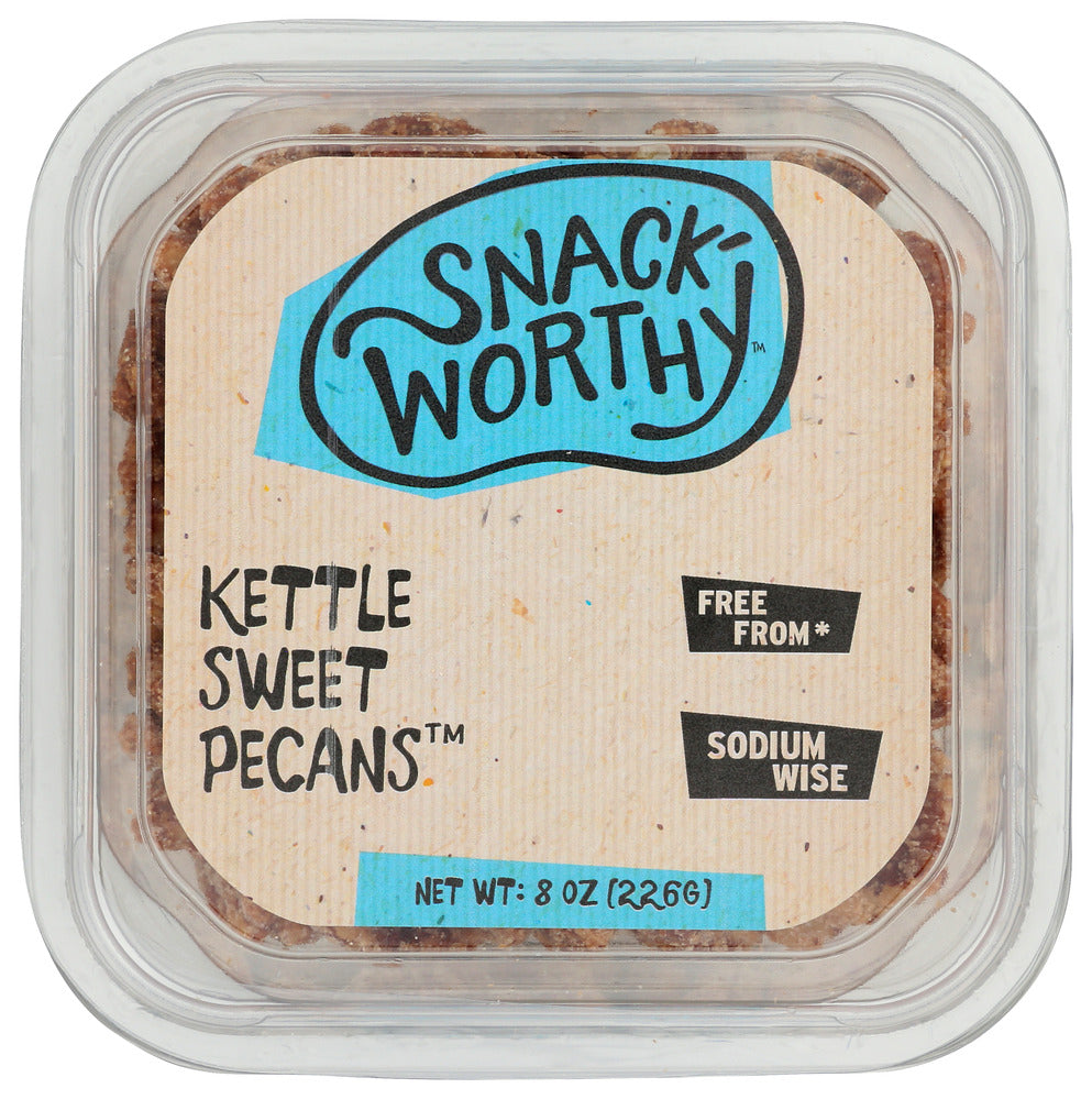 Snackworthy Pecan Kettle Sweet - Pack of 12 - 8 oz