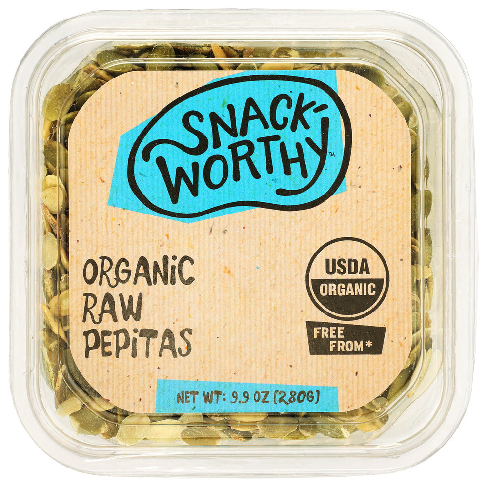 Snackworthy Pepitas Raw Organic - Pack of 12 - 9.9 OZ