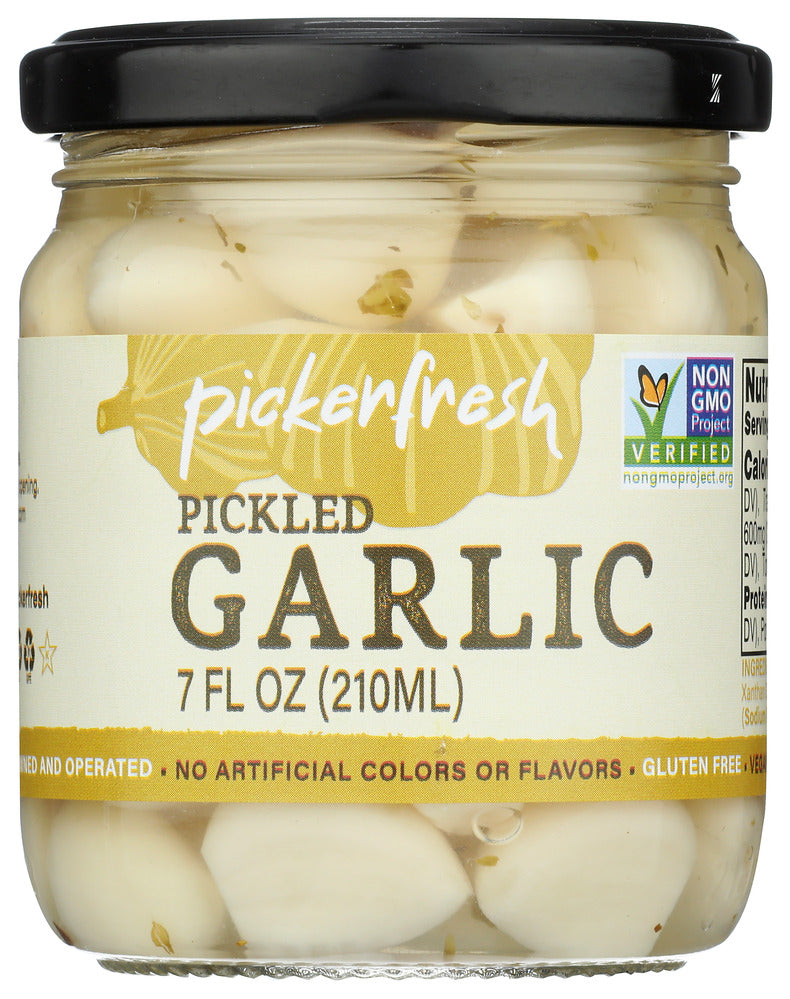 Pickerfresh Pickled Garlic - Case of 6 - 7 fl oz
