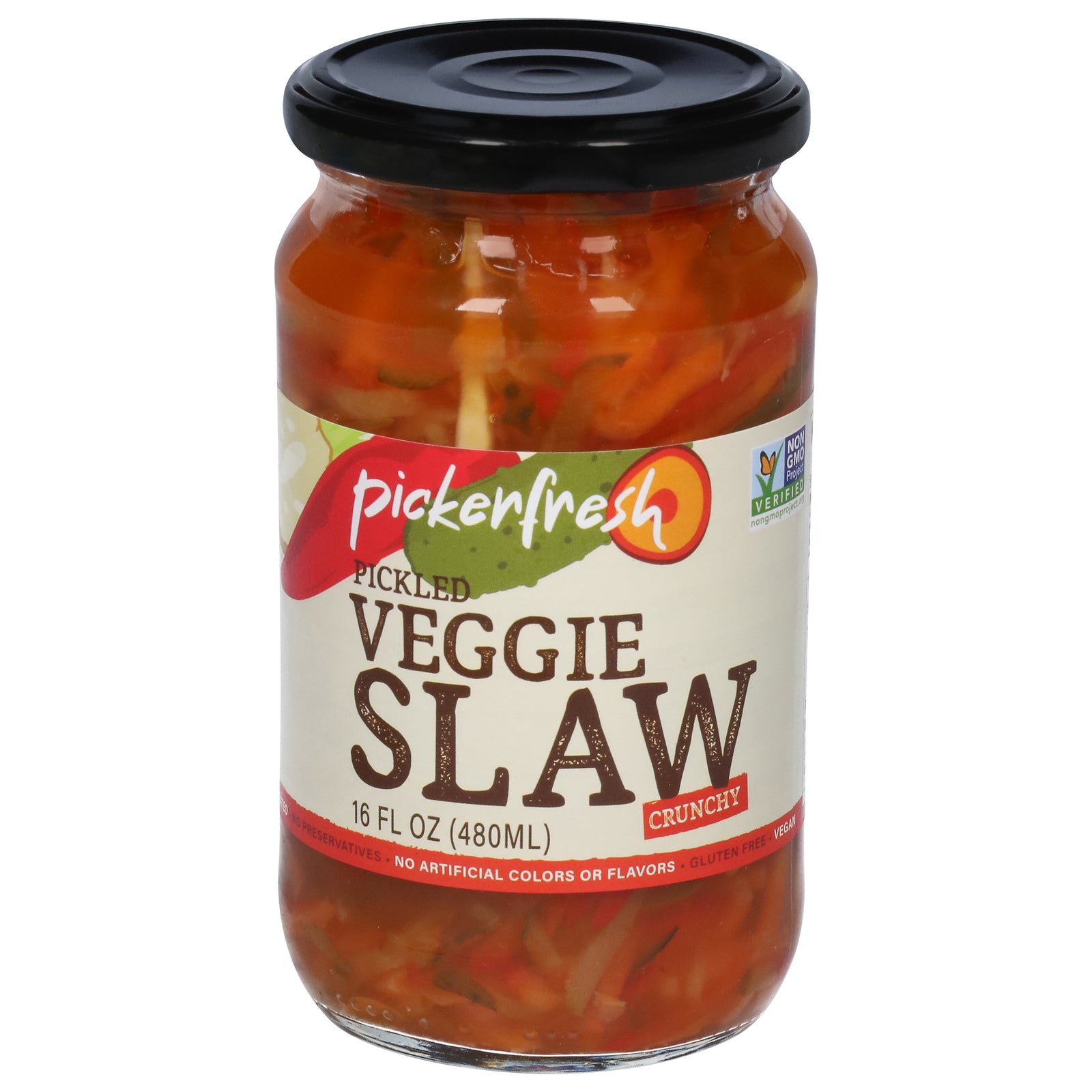Pickerfresh - Veggie Slaw Pickled - CS of 6-16 FZ