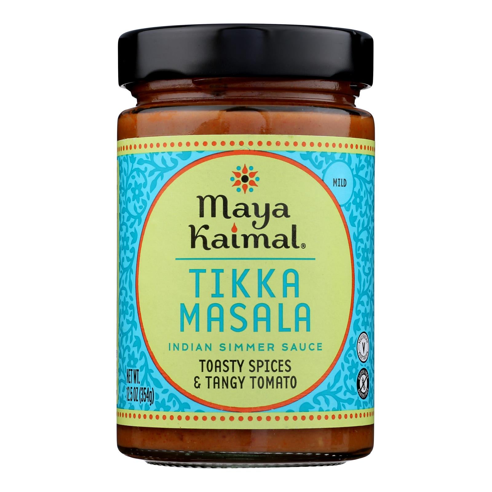 Maya Kaimal Tikka Masala Simmer Sauce - Case Of 6 - 12.5 Oz.