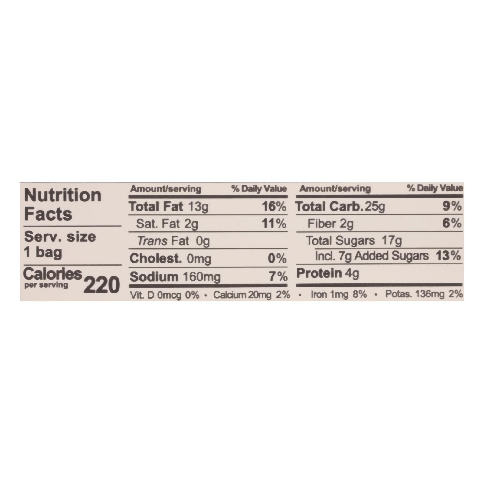 Sahale Tangerine Vanilla Cashew Macadamia Glazed Mix - Case Of 9 - 1.5 Oz